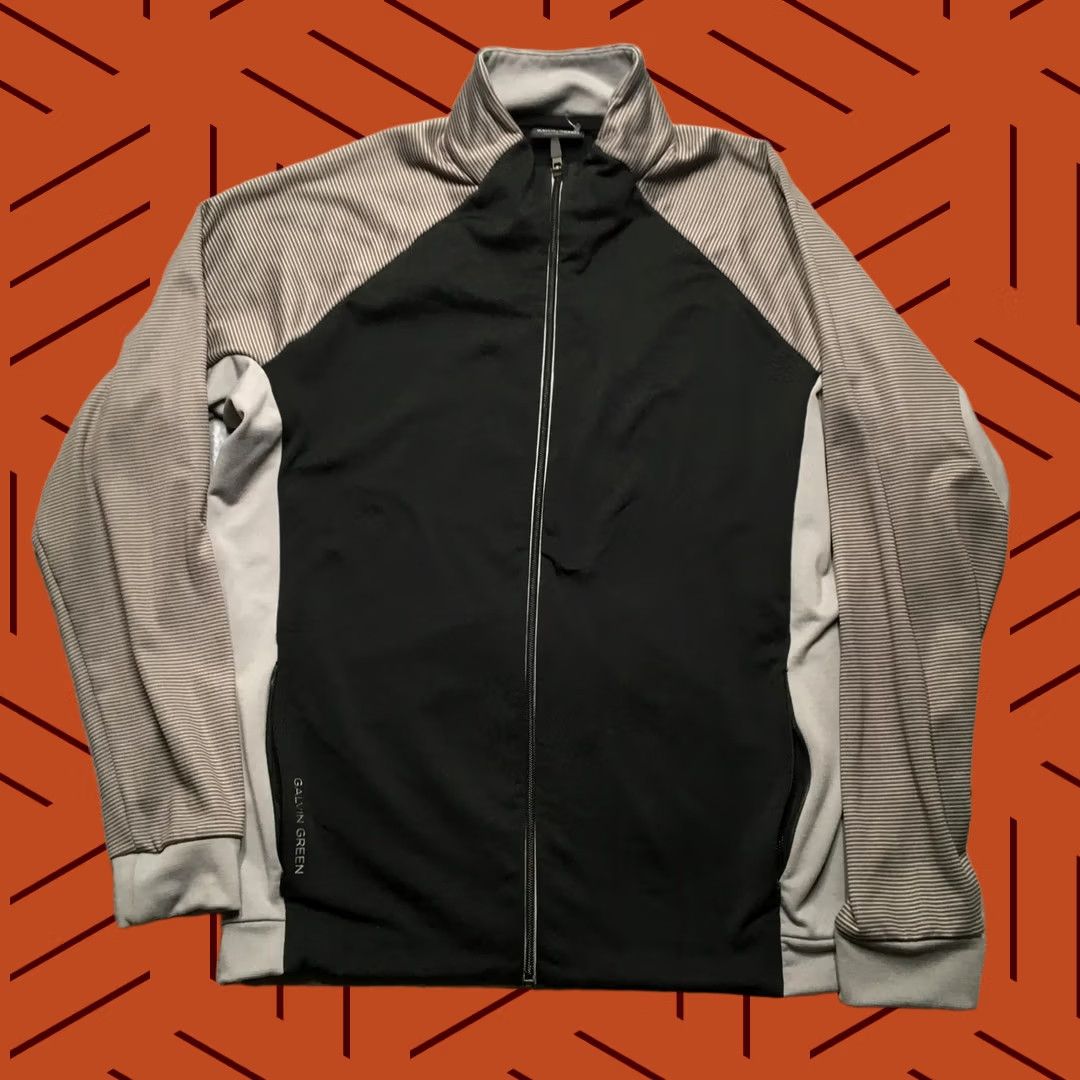 Galvin Green Galvin Green Jacket Mens L Black Full Zip Mock Neck Golf Soft Shell Stretch Lightweight Pockets Zipped Pockets Size US L / EU 52-54 / 3 - 1 Thumbnail