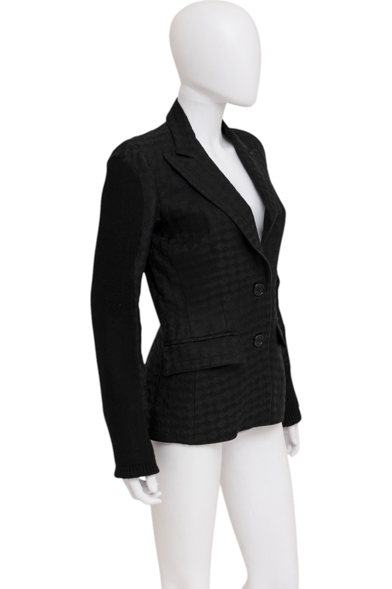 Dirk Bikkembergs Early 00's Wool Monogram Blazer Size M / US 6-8 / IT 42-44 - 2 Thumbnail