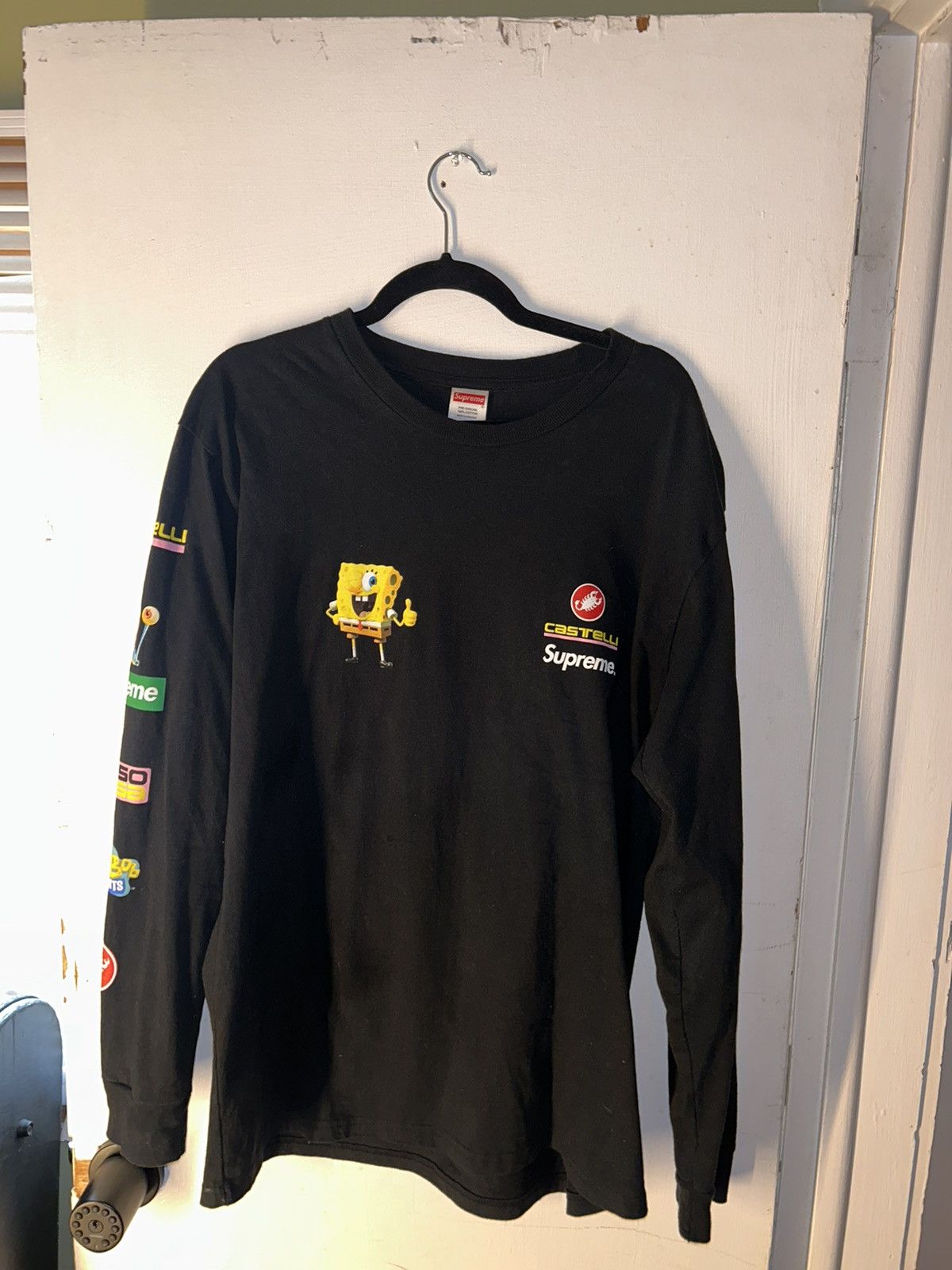 Supreme x SpongeBob x Castelli Racing Long-Sleeve T-Shirt