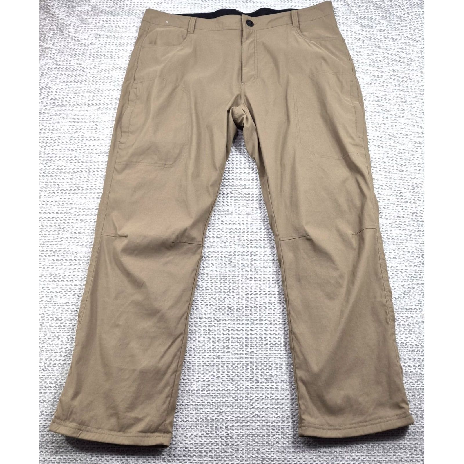 Orvis Orvis Pants Mens 40x30 Beige Fleece Lined Khaki Straight Leg Winter Outdoor Casual Workwear Travel Shirt? Size US 40 / EU 56 - 2 Thumbnail