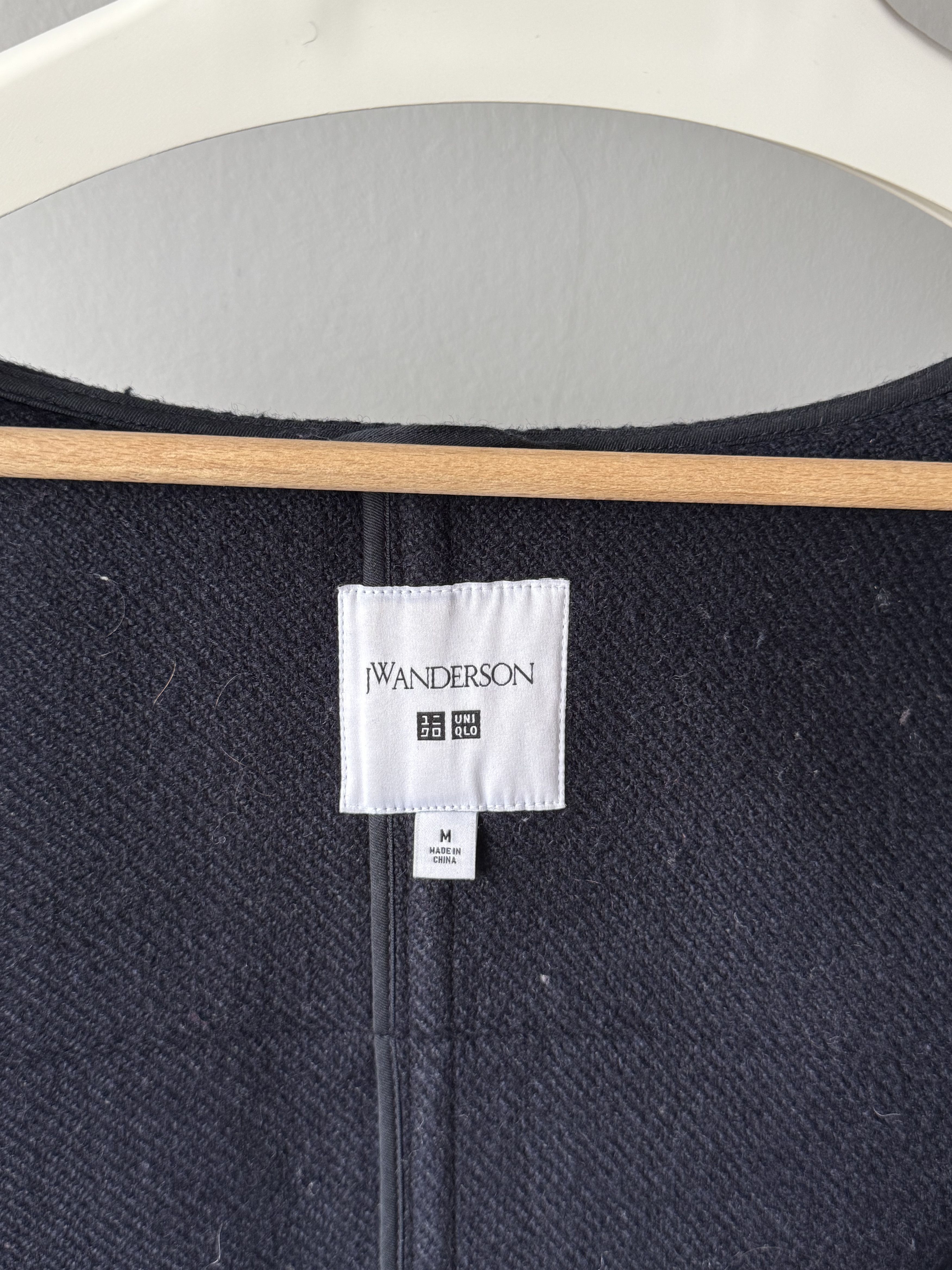 JW Anderson × Uniqlo 2017 J.W. Anderson x Uniqlo Blue Wool Hooded Duffle Coat Size M / US 6-8 / IT 42-44 - 13 Thumbnail