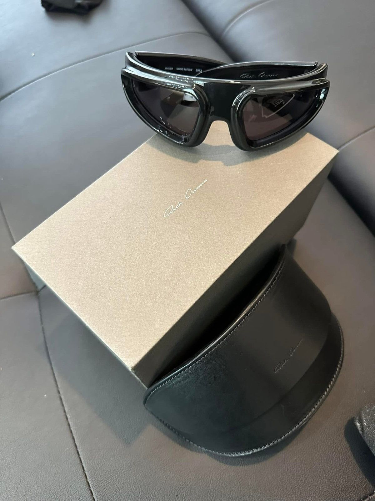 Rick Owens Rick Owens Ryder Sunglasses Size ONE SIZE - 1 Thumbnail