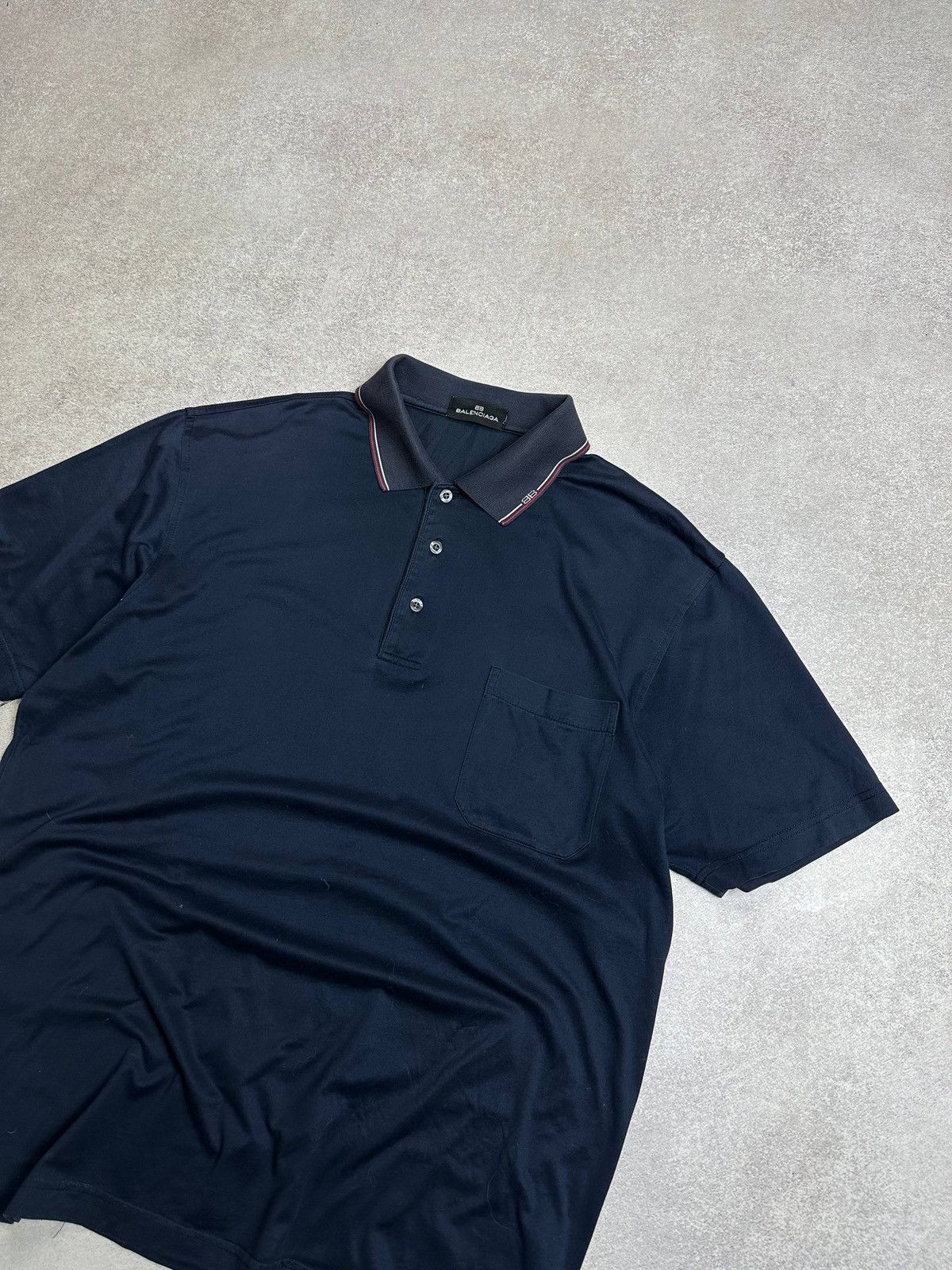 Balenciaga Vintage 90s Balenciaga BB Polo Shirt Rare Mens L Size US L / EU 52-54 / 3 - 2 Thumbnail