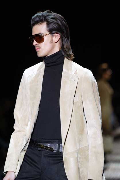 Gucci F/W 2002 RUNWAY SUEDE LEATHER BLAZER JACKET BY TOM FORD Size US M / EU 48-50 / 2 - 1 Thumbnail