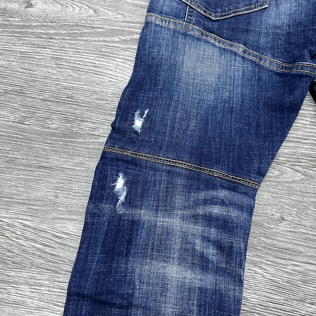Dsquared2 VINTAGE Dsquared2 Distressed Ripped Denim Pant Stretch Size US 31 - 8 Thumbnail