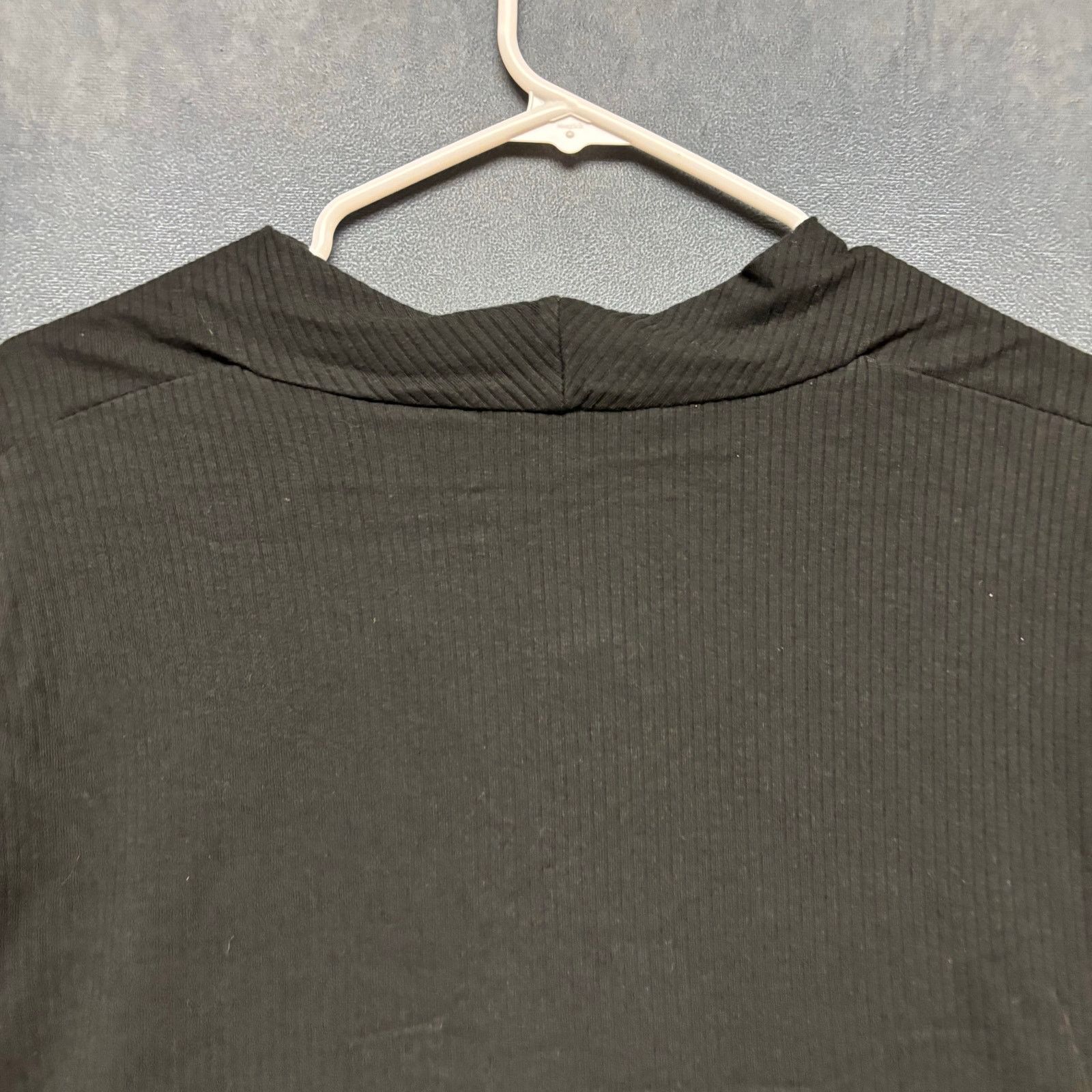 Other Willow Drive Black Ribbed Twist Front Top XL Soft Stretch Size XL / US 12-14 / IT 48-50 - 8 Thumbnail