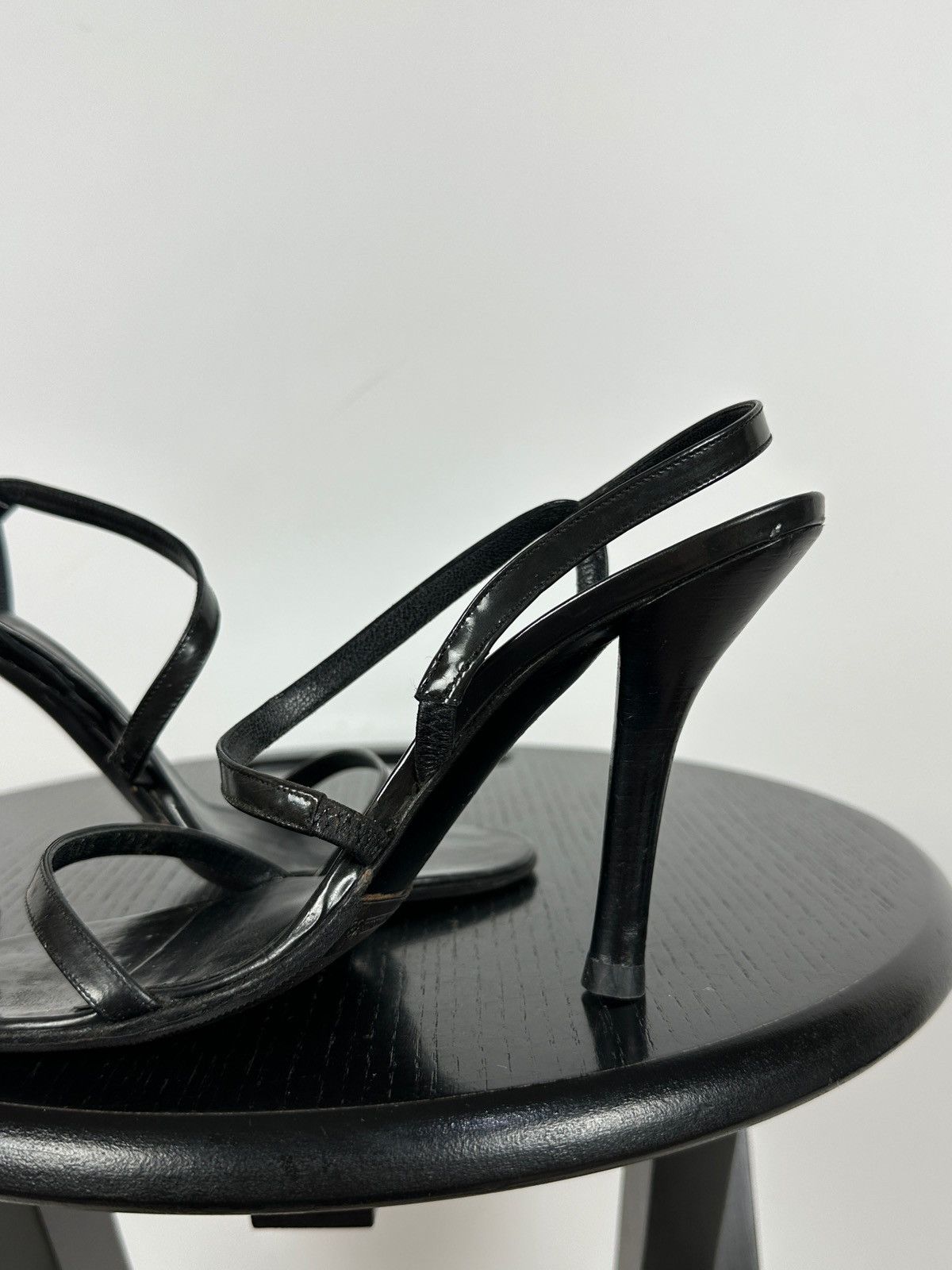 Gucci × Tom Ford × Vintage Vintage Gucci by Tom Ford Strappy Leather Heeled Sandals Size US 5.5 / IT 35.5 - 17 Thumbnail
