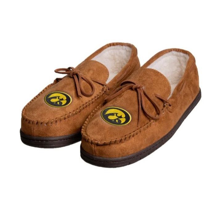 Other Iowa Hawkeyes Moccasin Slippers - Mens Size 11/12 - Warm Fau Size US 11.5 / EU 44-45 - 1 Thumbnail