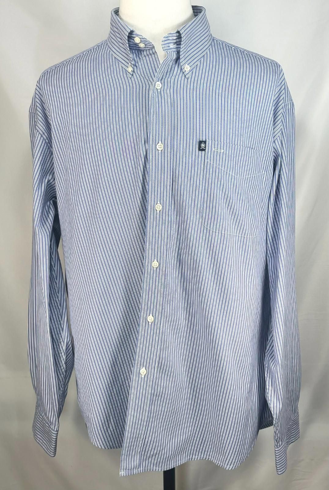 Tommy Hilfiger Tommy Hilfiger 100% Cotton Oxford Button Up Blue Mens XL Size US XL / EU 56 / 4 - 1 Thumbnail