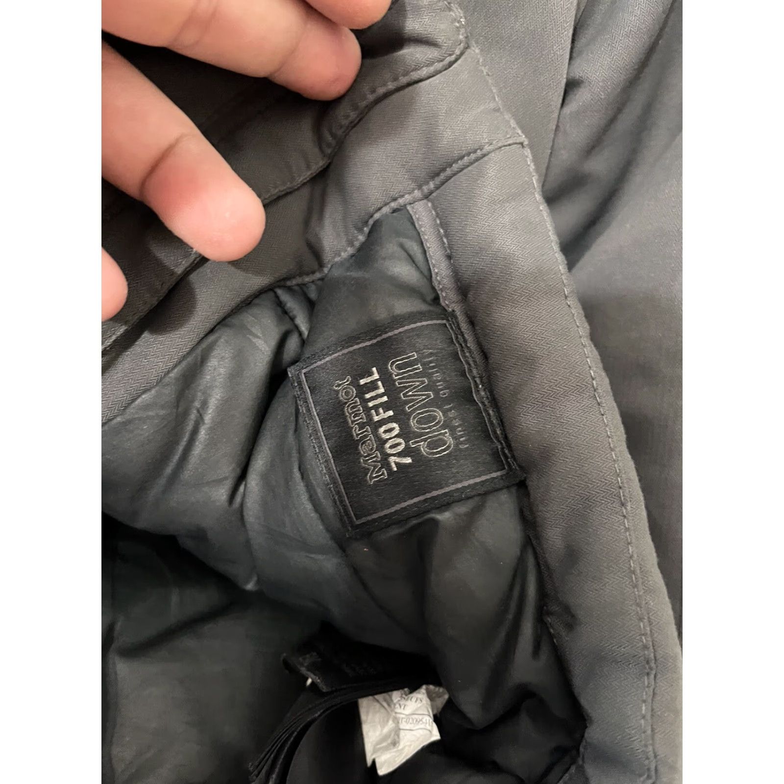Marmot Marmot Women's 700 Duck Down Fill Hooded Jacket Gray Size XS Full Zip Size XS / US 0-2 / IT 36-38 - 4 Thumbnail