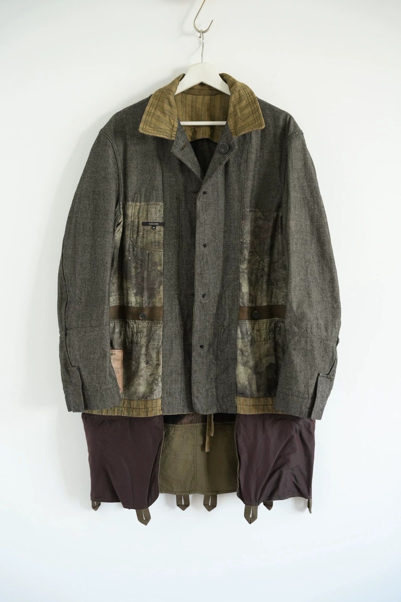 Ziggy Chen Ziggy Chen 22AW Reversible Ill Cotton Linen Jacket Size US S / EU 44-46 / 1 - 2 Thumbnail