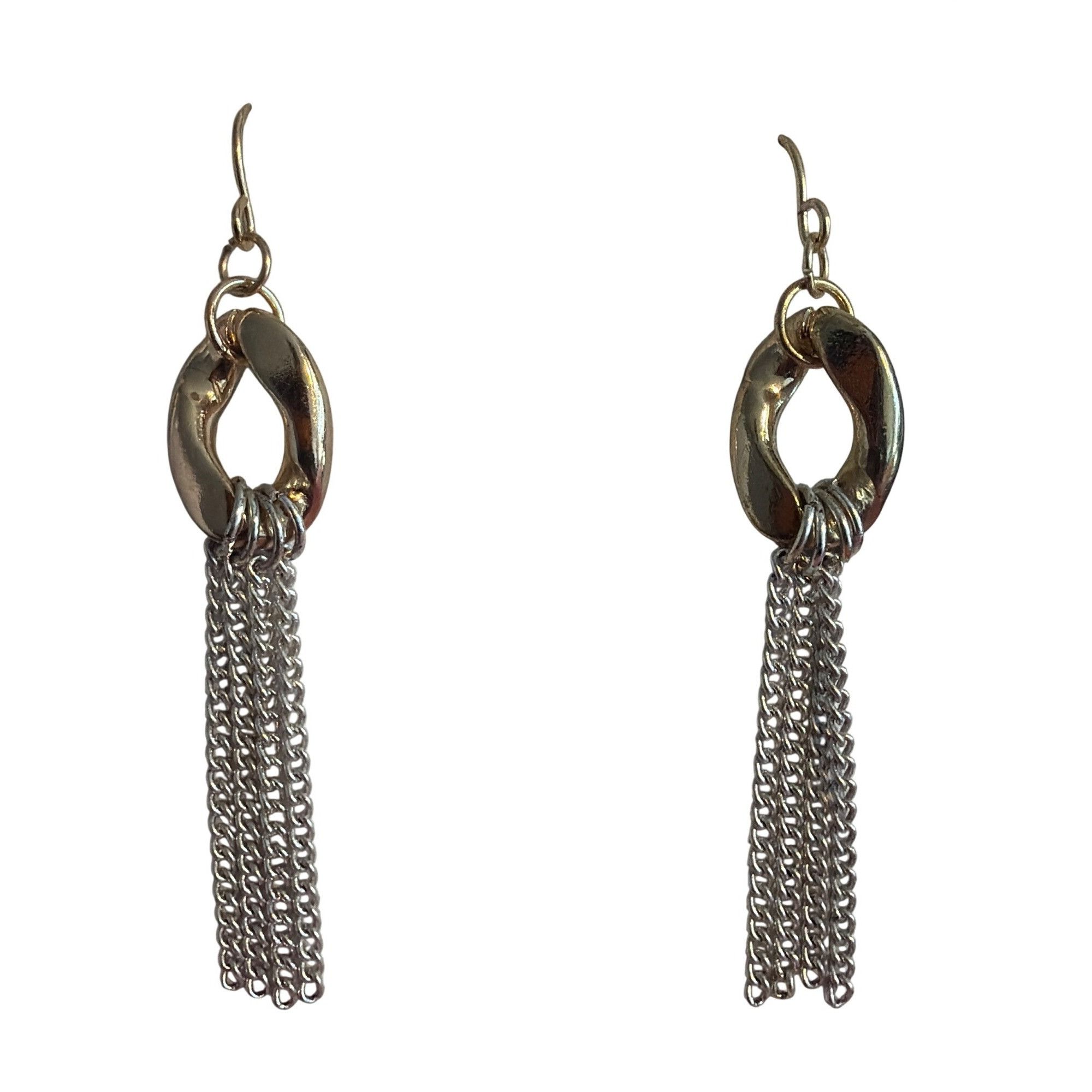 Other Premier Designs Michigan Ave Retired Earrings Gold Silver To Size ONE SIZE - 1 Thumbnail