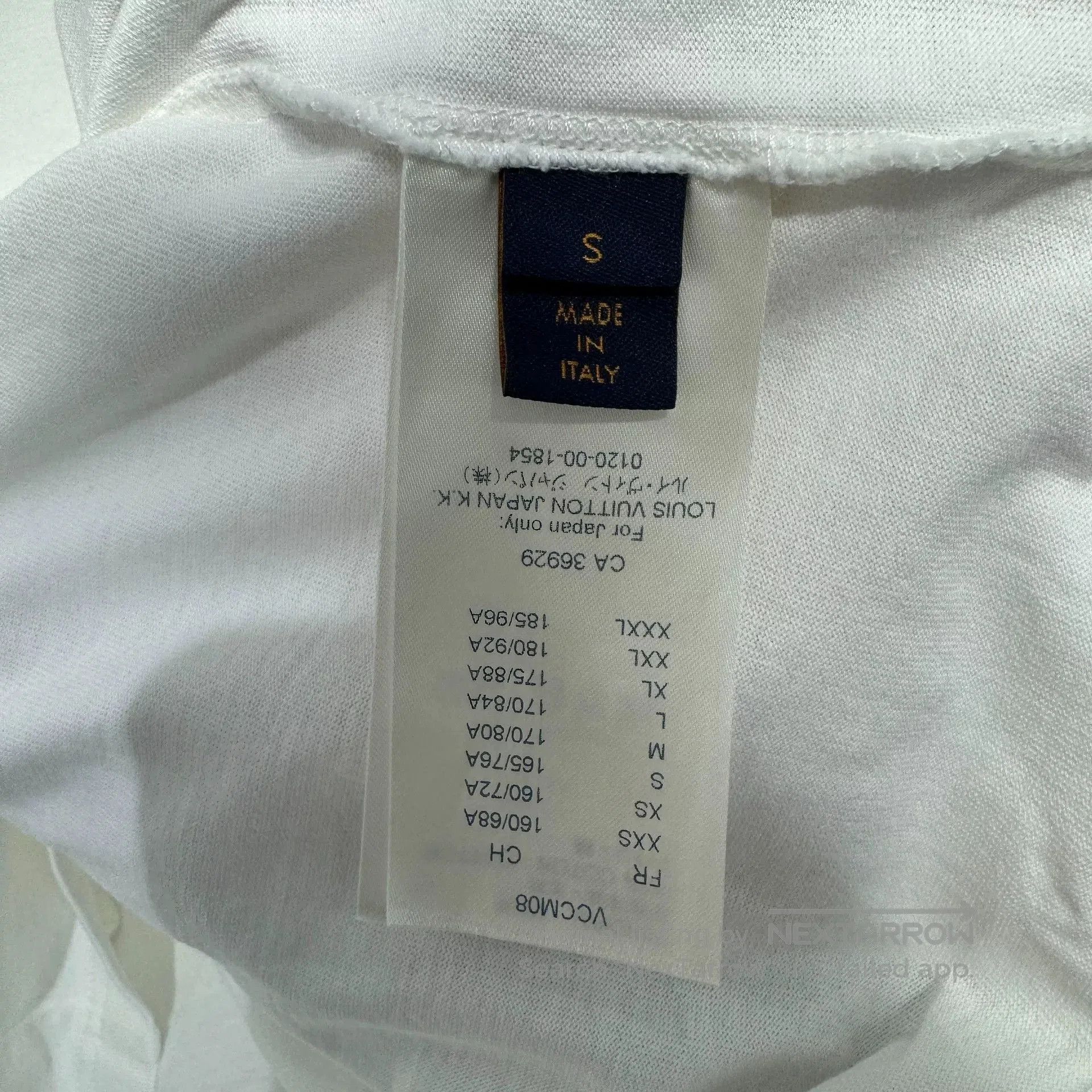 Louis Vuitton Louis Vuitton White Logo Short Sleeve T. Size US S / EU 44-46 / 1 - 5 Thumbnail