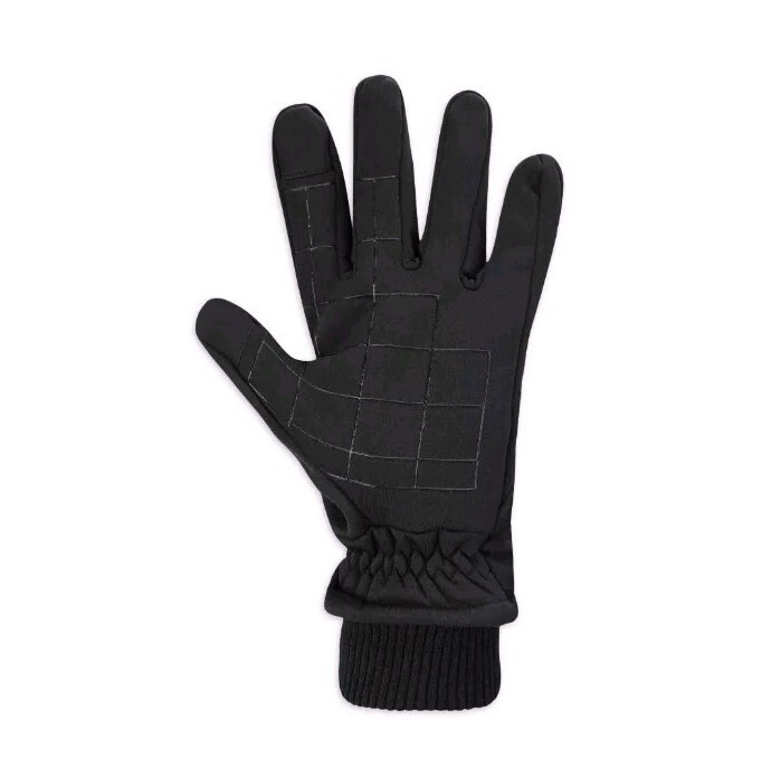 Dockers DOCKERS Black Stretch Palm Touch Screen Gloves Men's Size L Size ONE SIZE - 4 Thumbnail