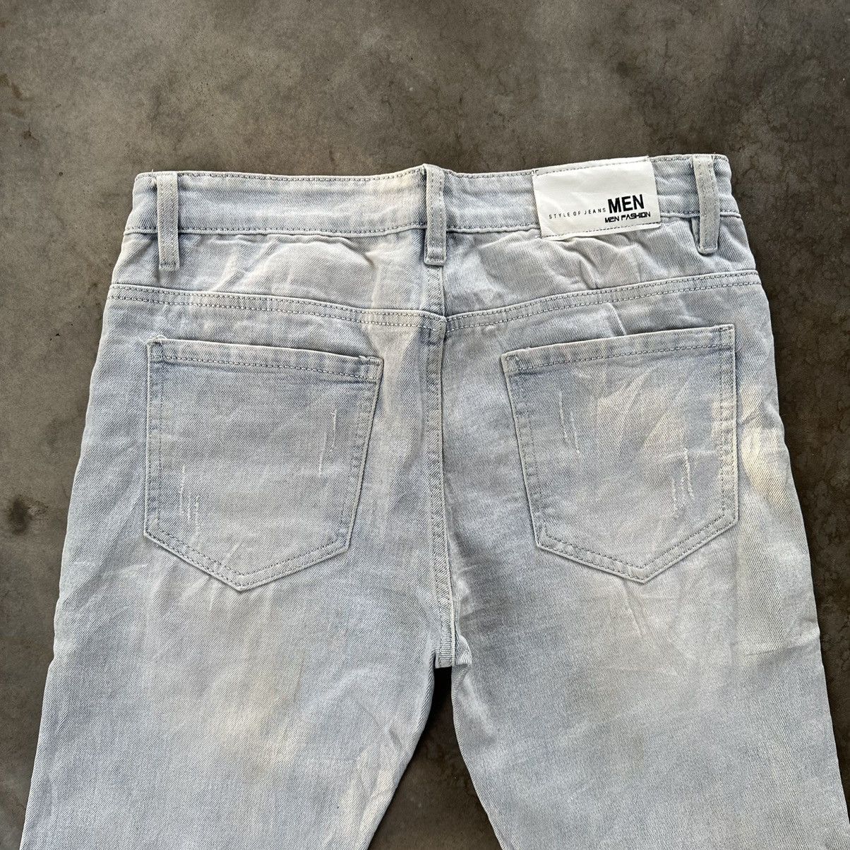 Japanese Brand × Jean × Vintage Vintage Japanese Lightwash Distressed Faded Denim Jean Pant Size US 32 / EU 48 - 10 Thumbnail