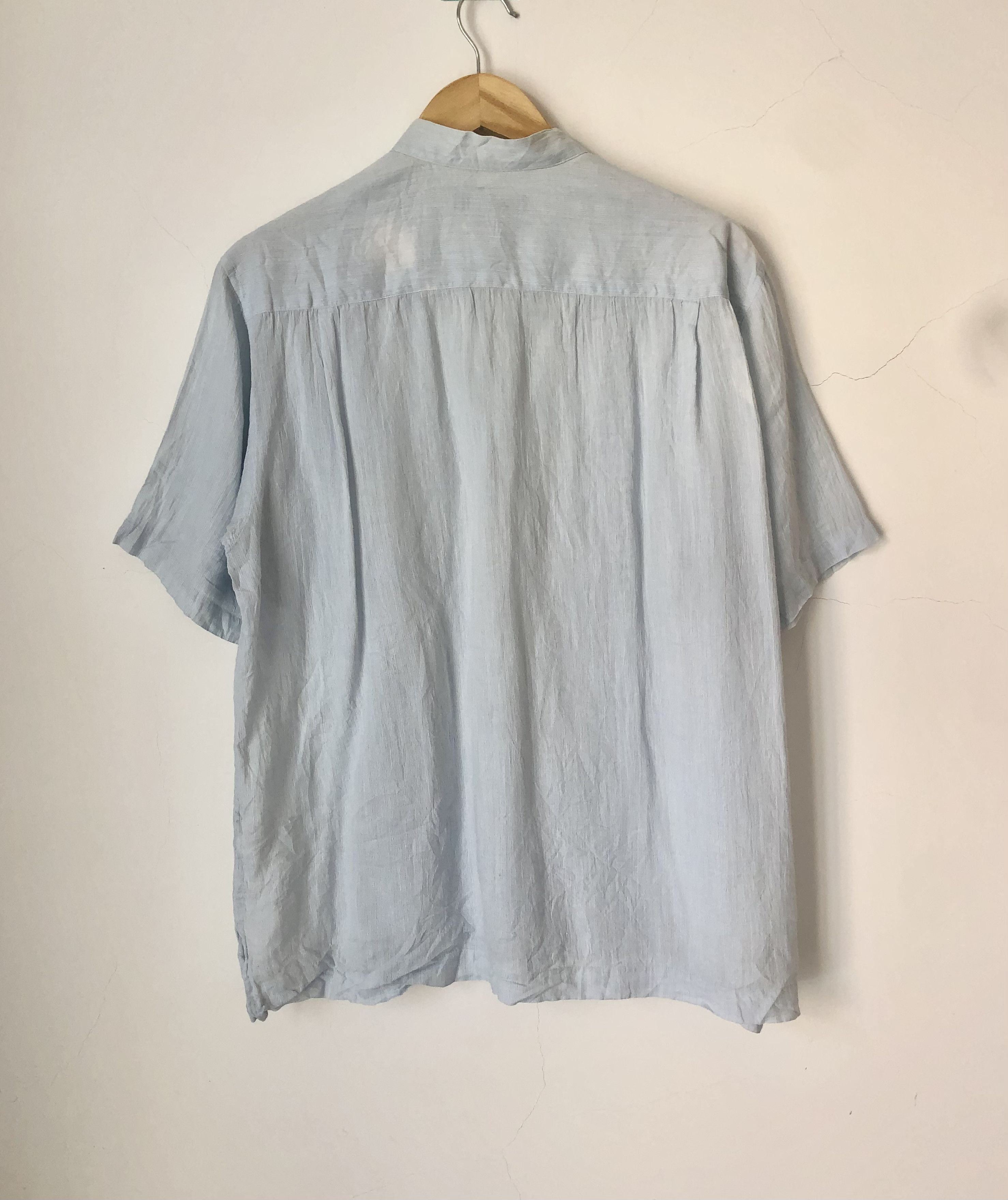 Issey Miyake baby blue sheer shirt Size US M / EU 48-50 / 2 - 6 Thumbnail