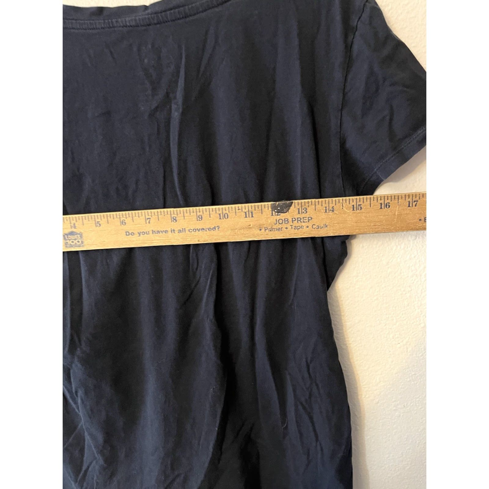 Gap Womens GAP Essential V-Neck Black Short Sleeve T-Shirt M Solid Size M / US 6-8 / IT 42-44 - 4 Thumbnail
