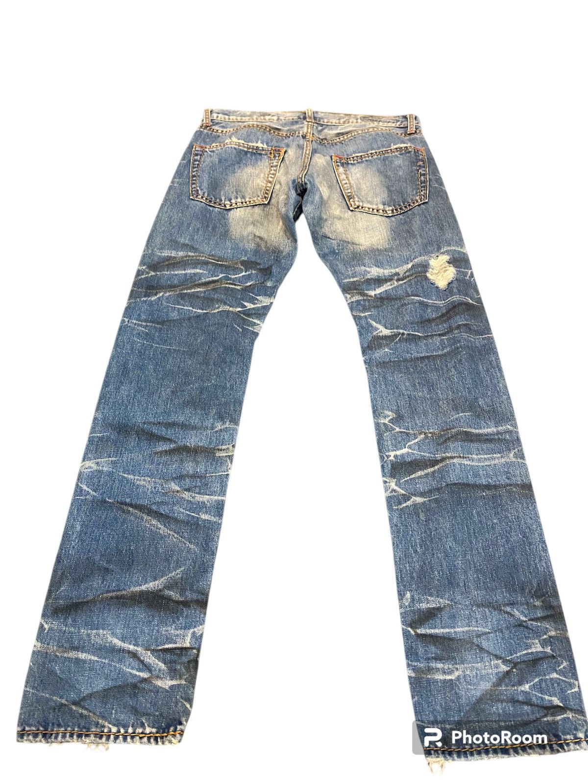 Hysteric Glamour × Japanese Brand Japan 🇯🇵 denim distressed Size US 31 - 2 Thumbnail