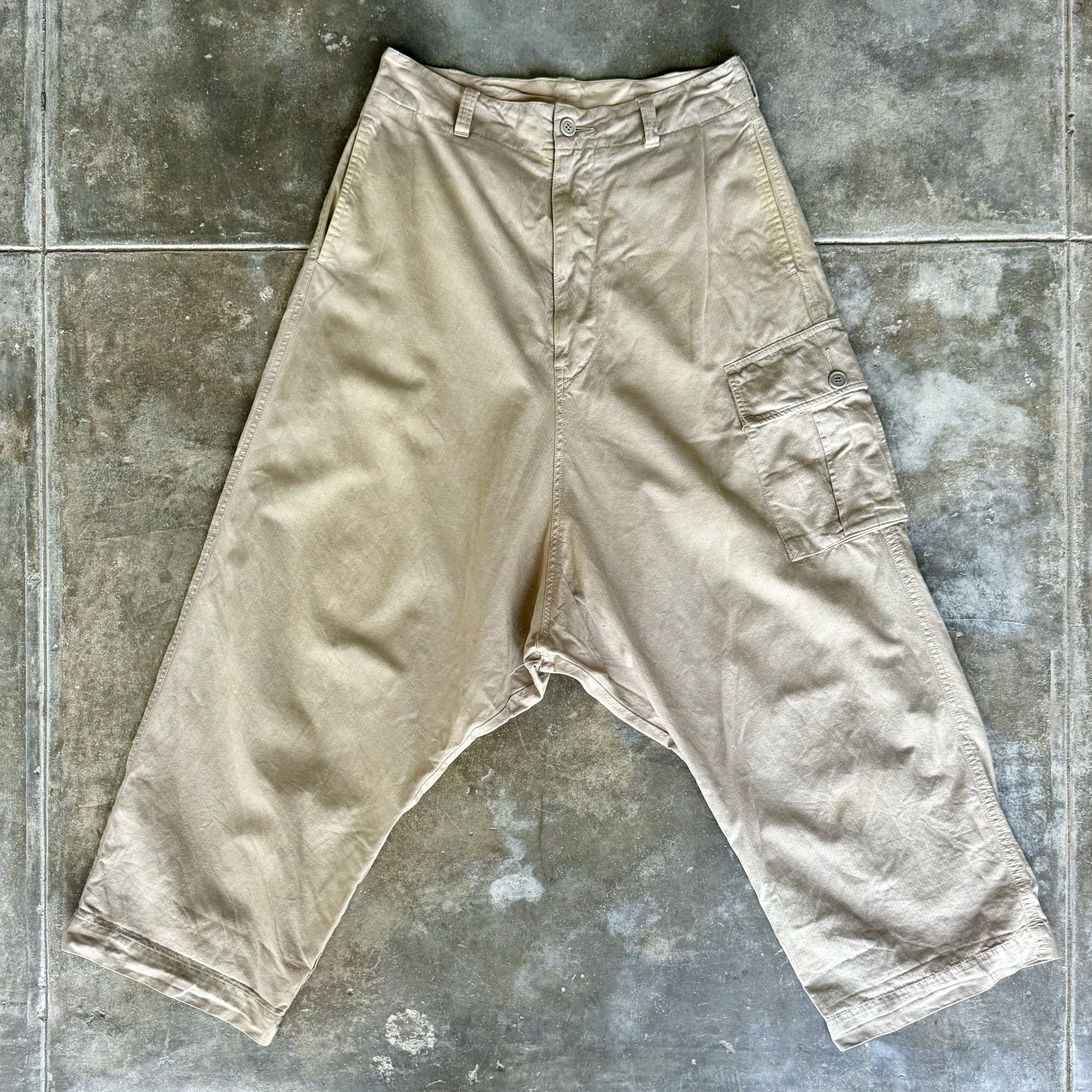 Yohji Yamamoto YOHJI YAMAMOTO pour homme 23AW DROP CROTCH PANTS