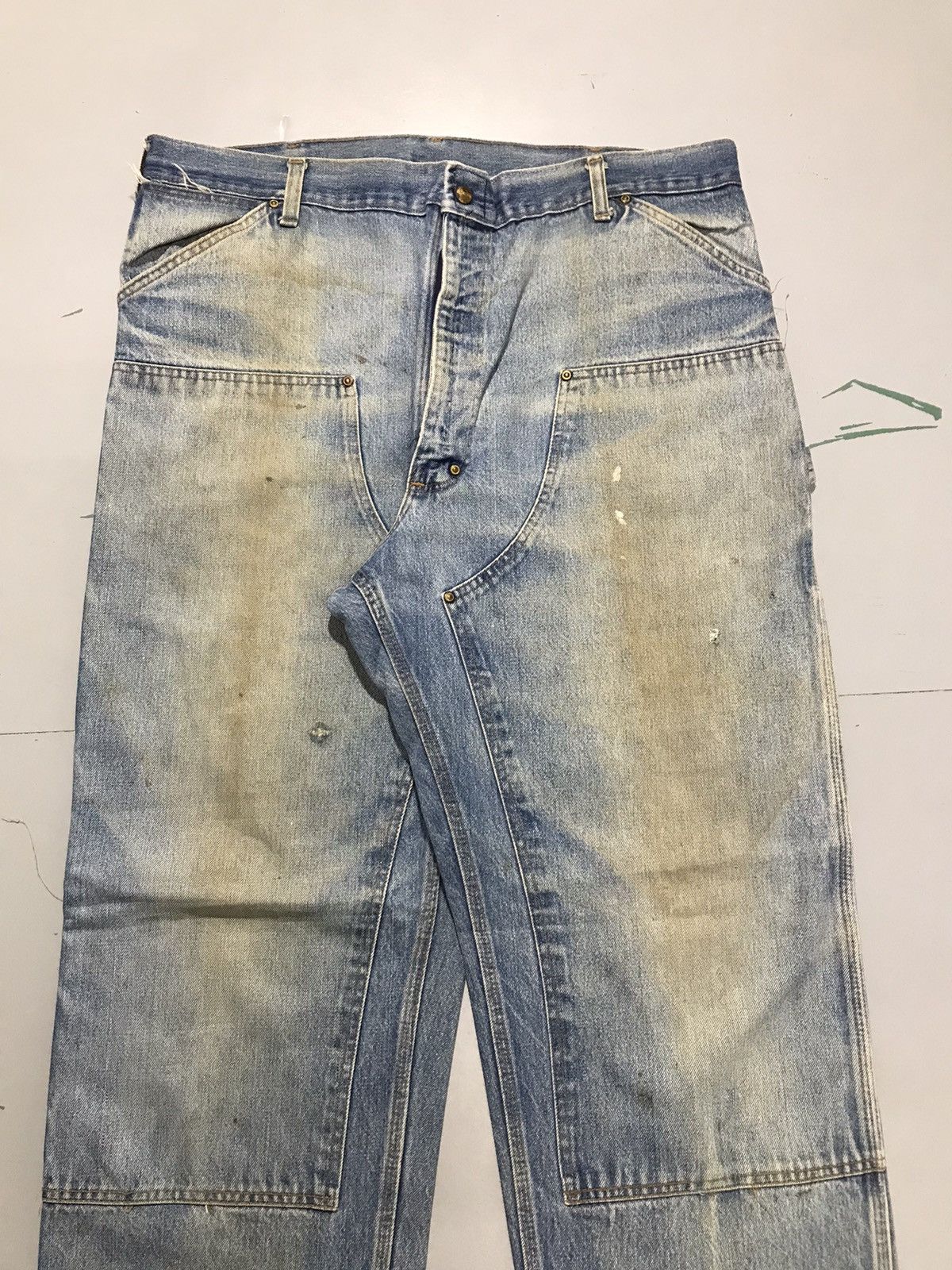 Carhartt Vintage Carhartt double knee dusty workwear Size US 40 / EU 56 - 4 Thumbnail