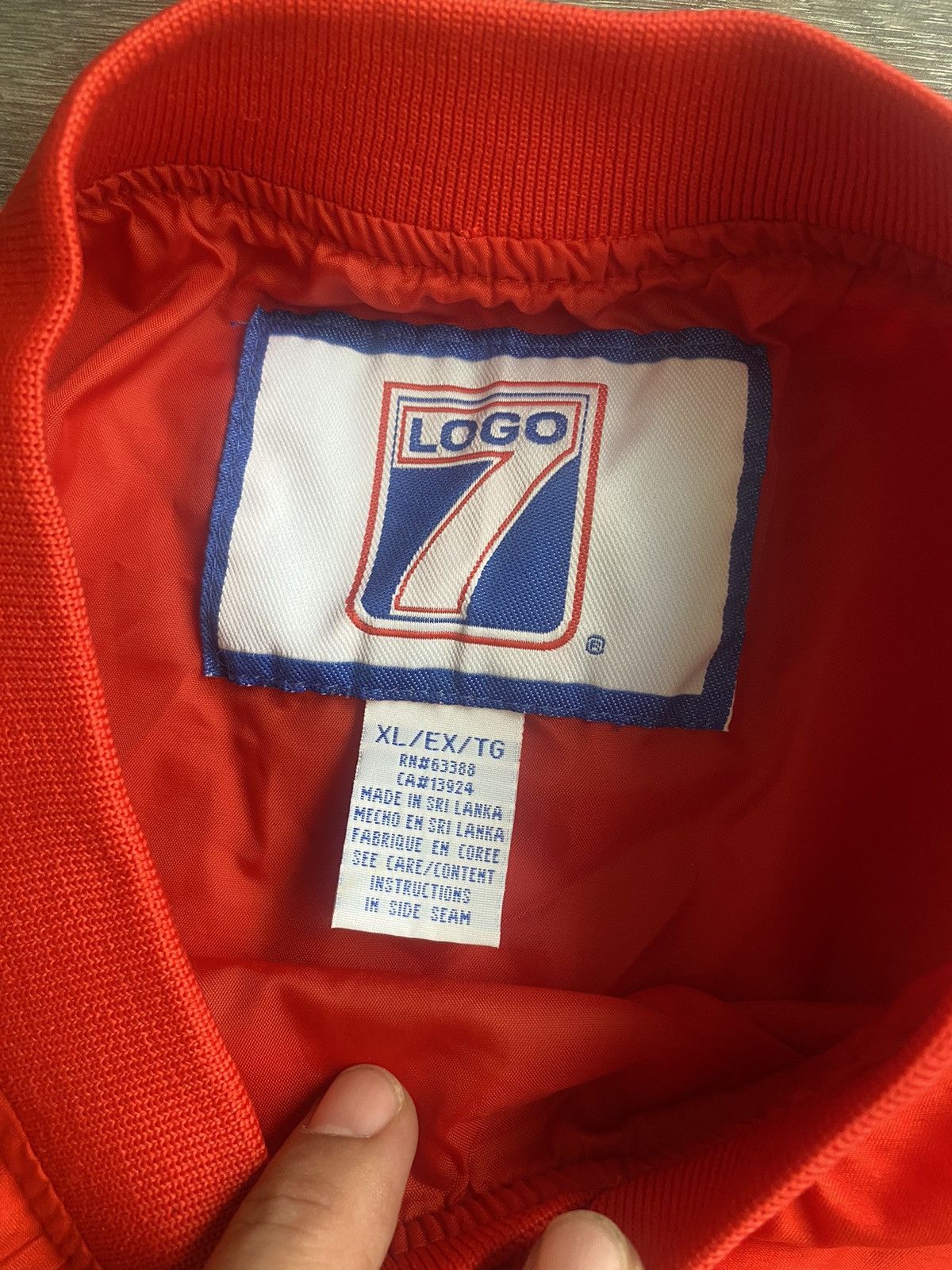 Logo 7 × Vintage Vintage Nebraska Logo 7 Pull Over Jacket Size US XL / EU 56 / 4 - 4 Thumbnail