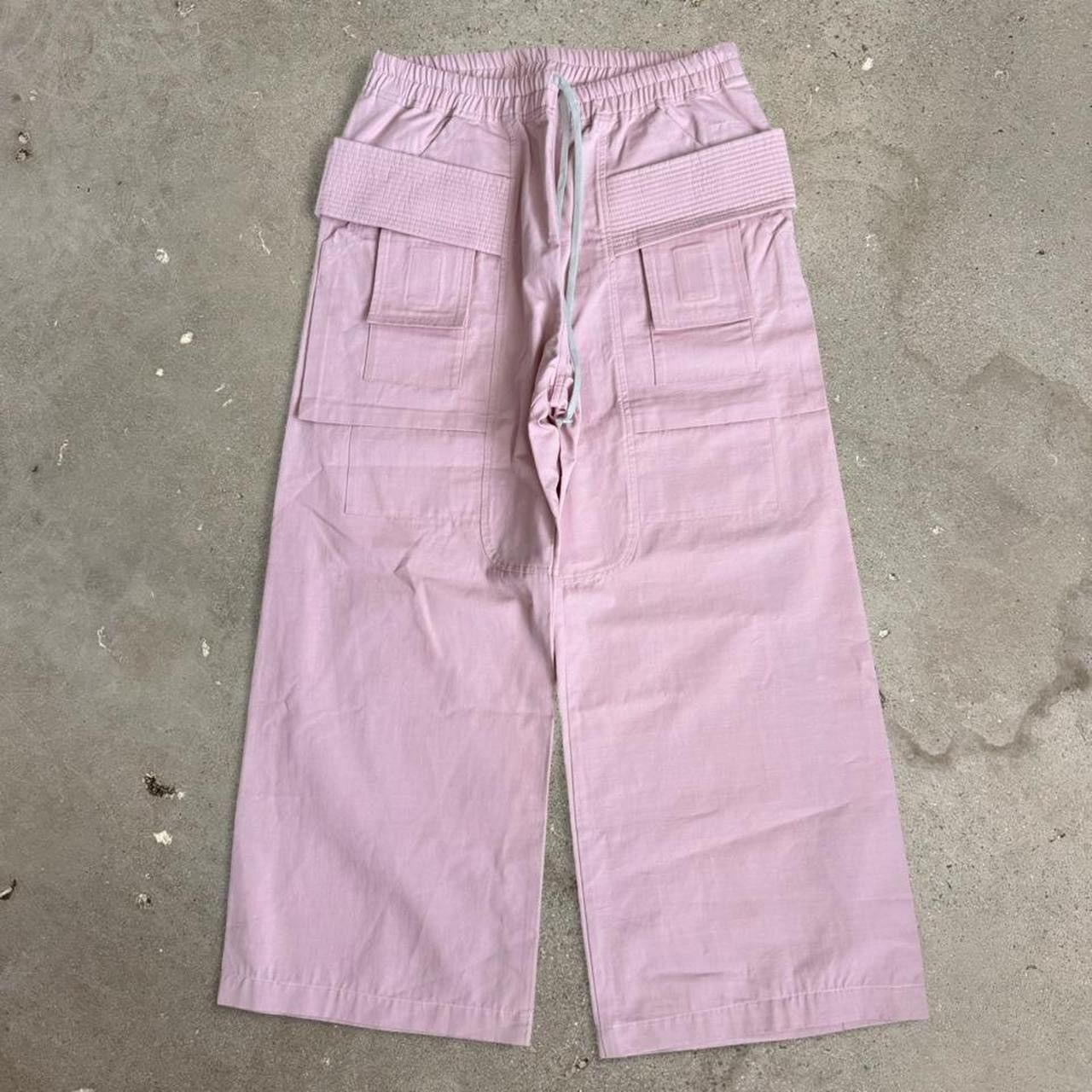 Rick Owens Drkshdw Rick Ownes Drkshdw Wide Leg Creatch Cargo Drawstring Pants Size US 32 / EU 48 - 1 Thumbnail