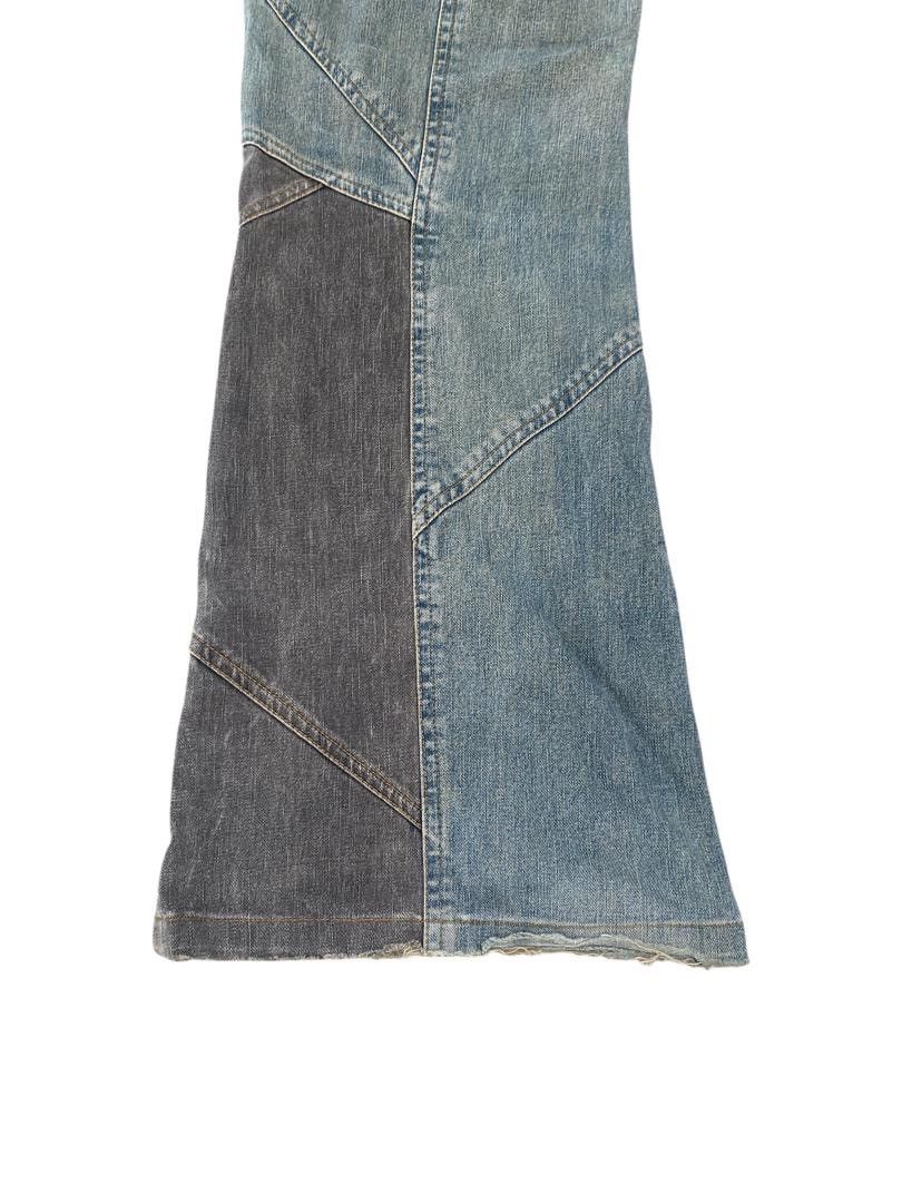 Tornado Mart Rare Tornado Mart rework patch flare denim Size US 31 - 10 Thumbnail