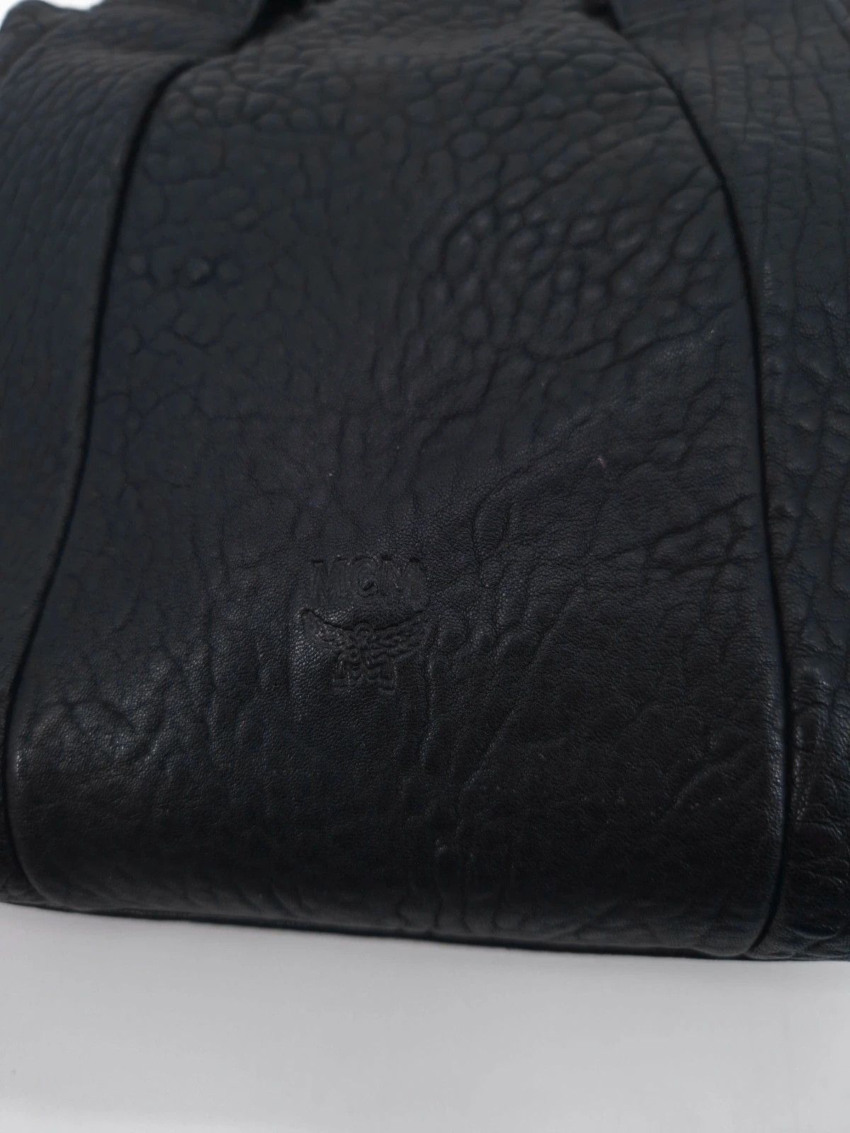 MCM MCM Keana Spike Studded Black Leather Satche Size ONE SIZE - 3 Thumbnail