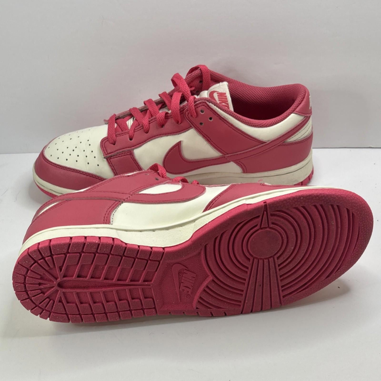 Nike Nike Dunk Low Aster Pink White Leather DD1873-600 Sneakers Size US 9.5 / IT 39.5 - 7 Thumbnail