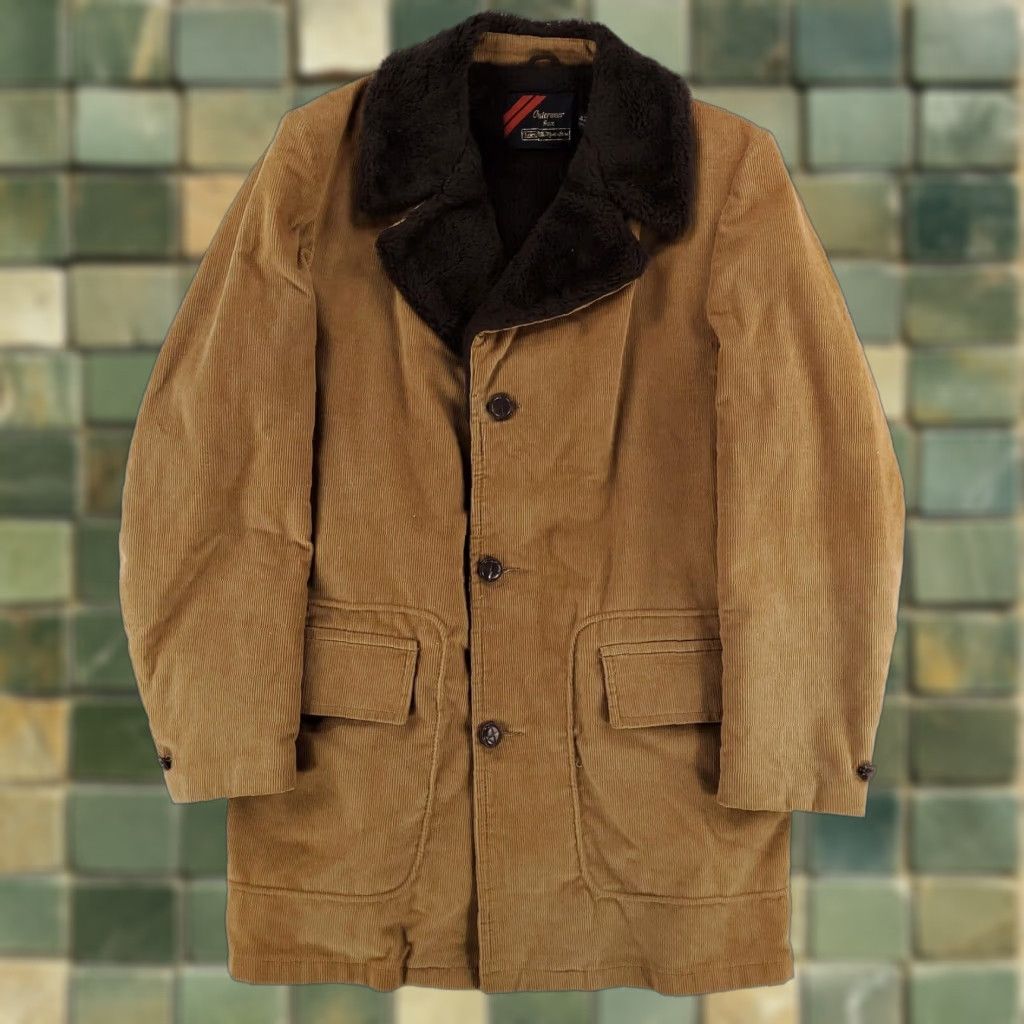 Sears Sears Corduroy Jacket Overcoat Lined Brown Mens 42 Tall Size US XS / EU 42 / 0 - 1 Thumbnail