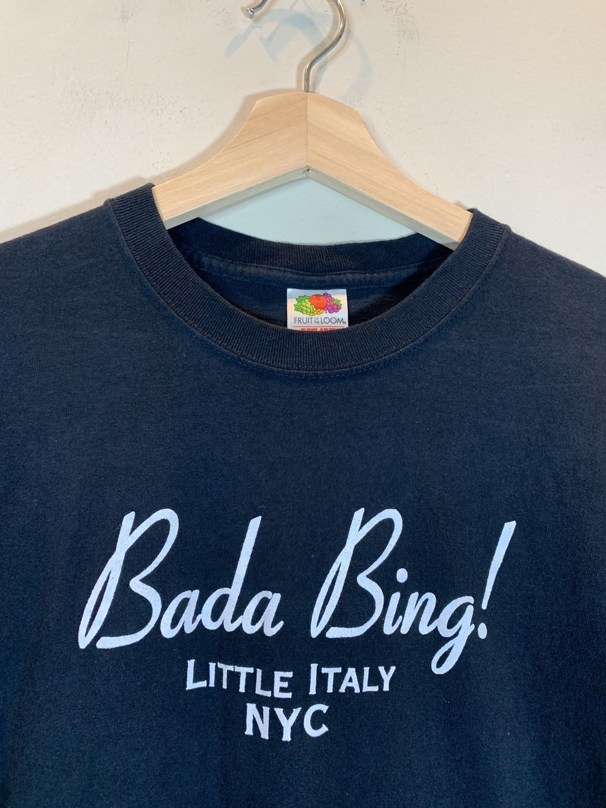 Vintage RARE* Vintage 90s Bada Bing! Sopranos Little Italy NYC Shirt Size US M / EU 48-50 / 2 - 2 Thumbnail