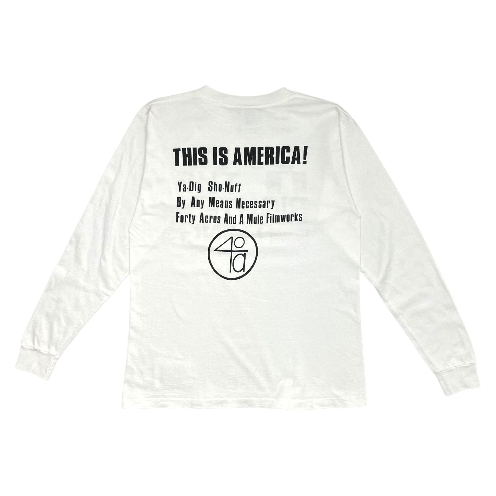Vintage 40 ACRES & A MULE DO THE RIGHT THING SPIKE LEE MOVIE T-SHIRT Size US L / EU 52-54 / 3 - 2 Thumbnail