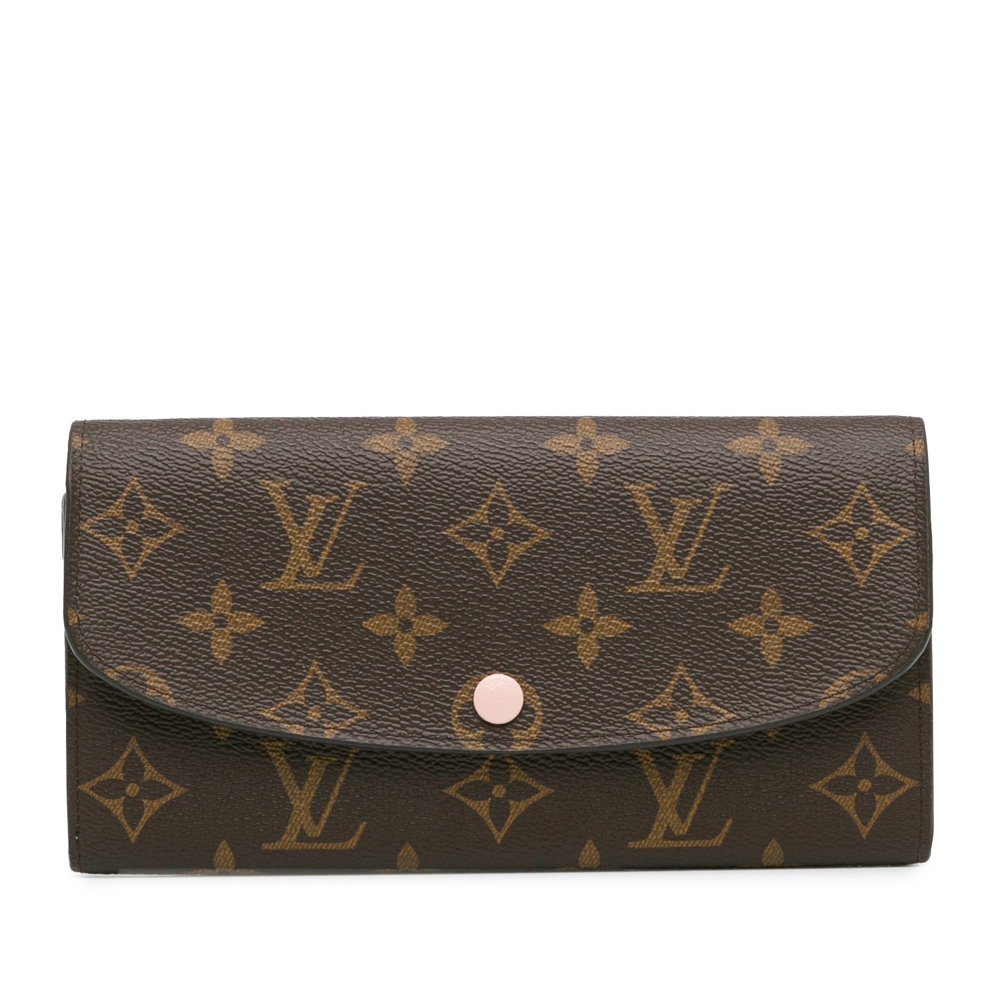 Louis Vuitton Monogram Emilie Wallet Brown
