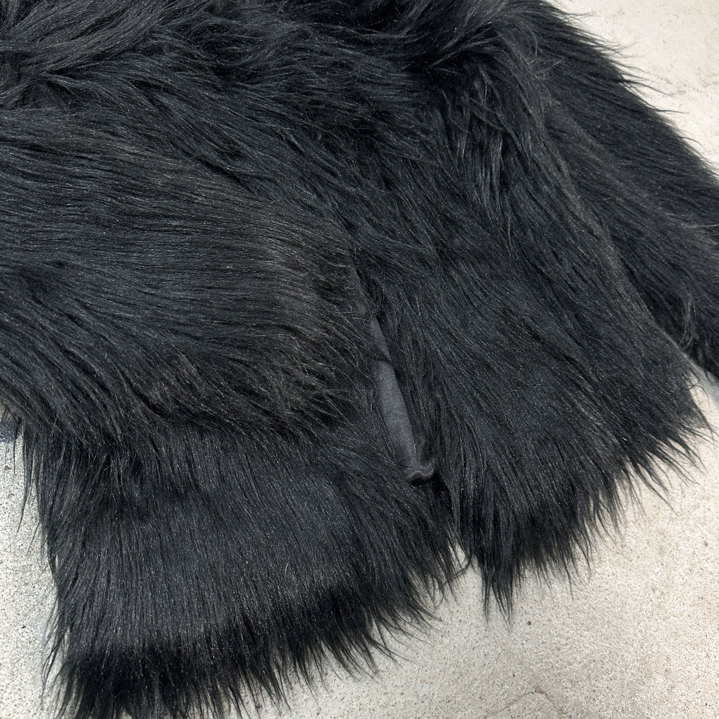Vintage Vintage Avant Garde Y2K Faux Fur Jacket Size S / US 4 / IT 40 - 2 Thumbnail