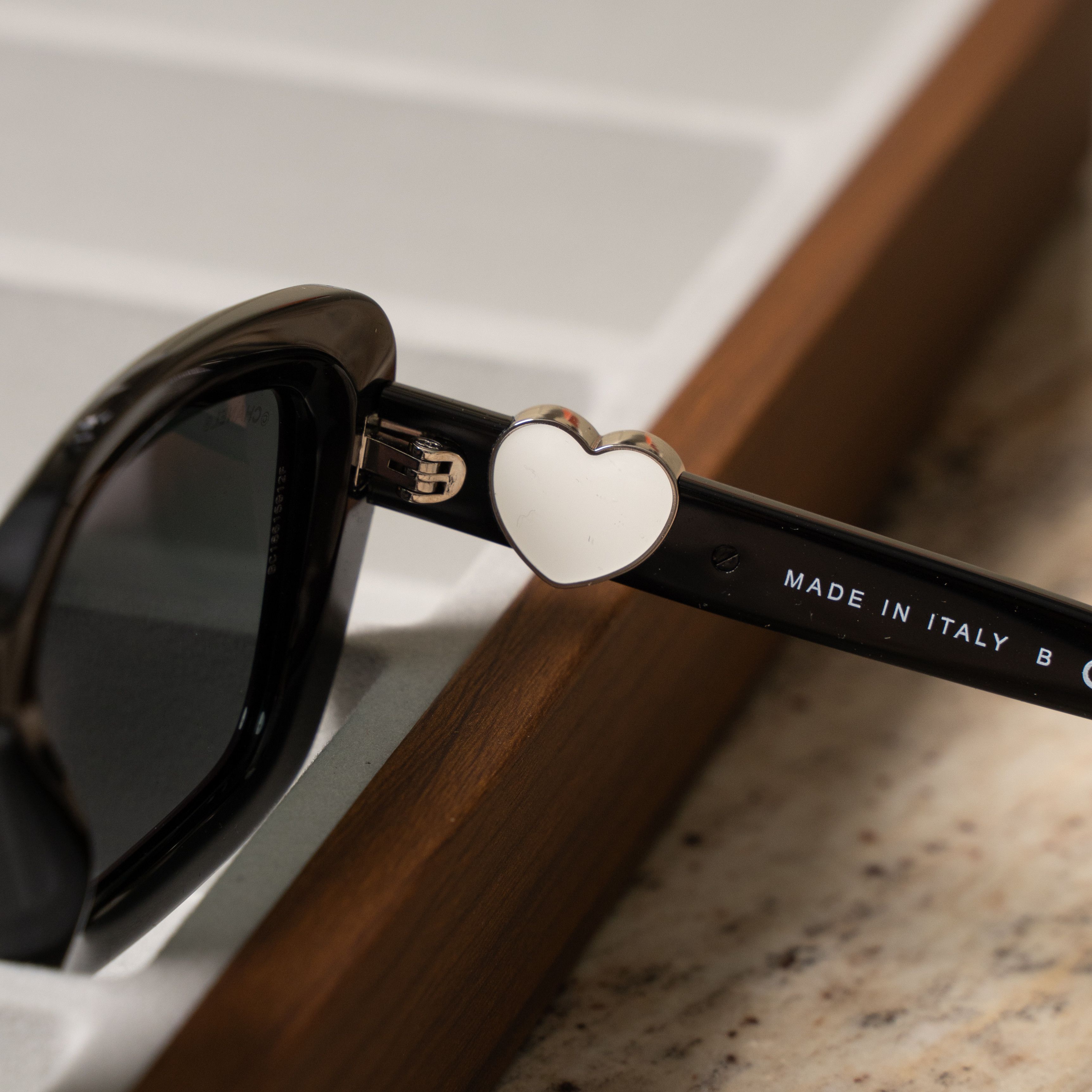 Chanel CHANEL 0CH5520 C501S4 Sunglasses BLACK Size ONE SIZE - 5 Thumbnail