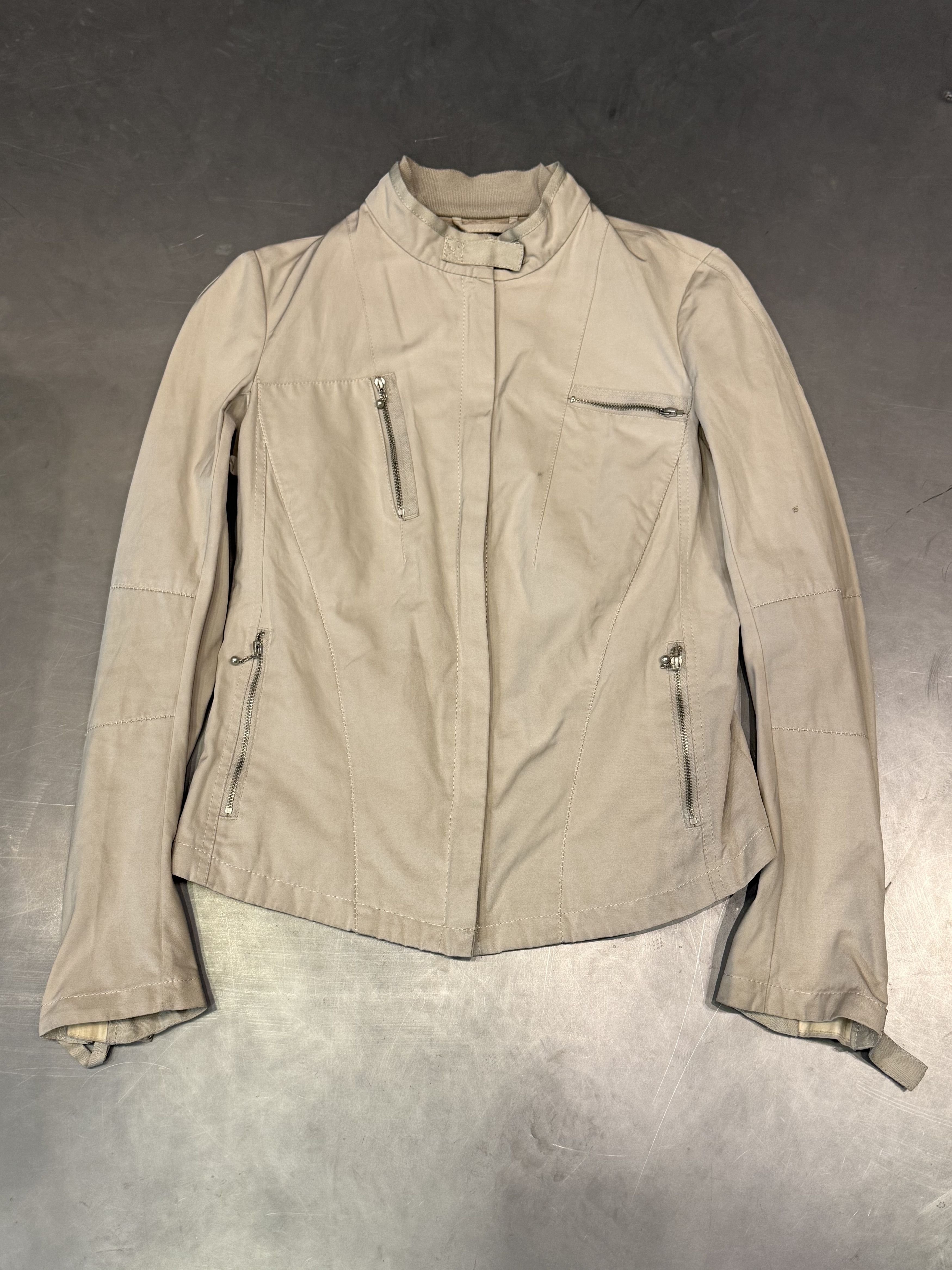 Marithe + Francois Girbaud Y2K MFG double zip technical asymmetric fencing jacket Size S / US 4 / IT 40 - 1 Thumbnail