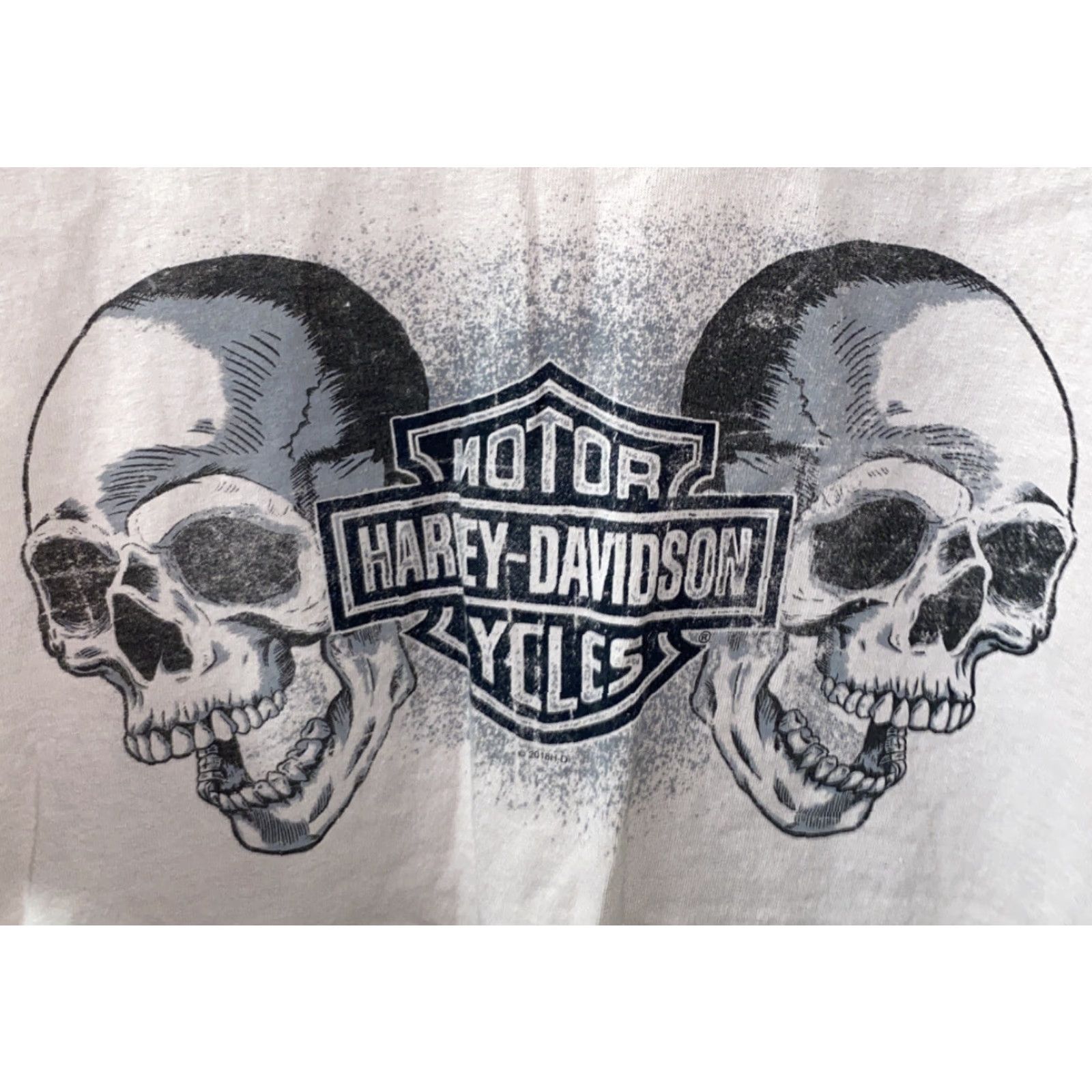 Harley Davidson Harley-Davidson T-Shirt Pink Mens Short Sleeve Graphic 23 In Armpit L Regular Cotton? Vintage No Size US L / EU 52-54 / 3 - 3 Thumbnail