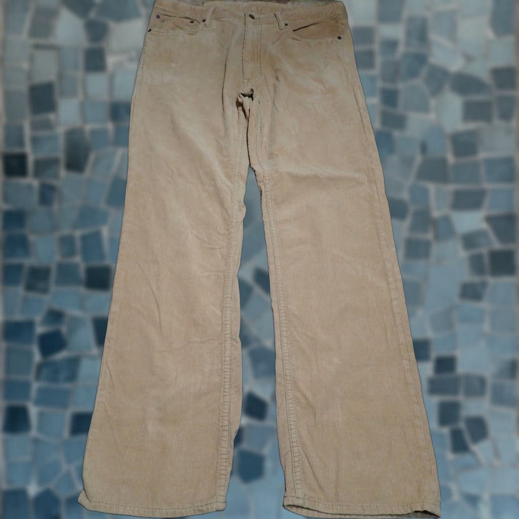 Polo Ralph Lauren VINTAGE Polo Ralph Lauren Men's Pants - Brown Corduroy Classic Fit 36x32 Fall/Winter Size US M / EU 48-50 / 2 - 1 Thumbnail