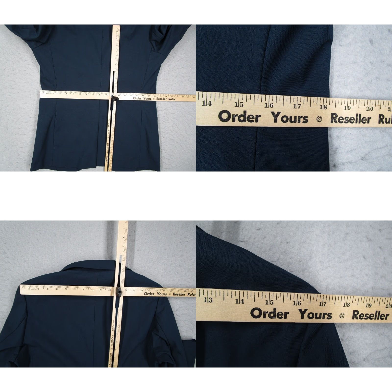 Vintage Sene Blazer Mens 38 Regular Blue 2 Button Single-Breasted Wool? Polyester Blazer - Travel Cele? Size 38R - 8 Thumbnail