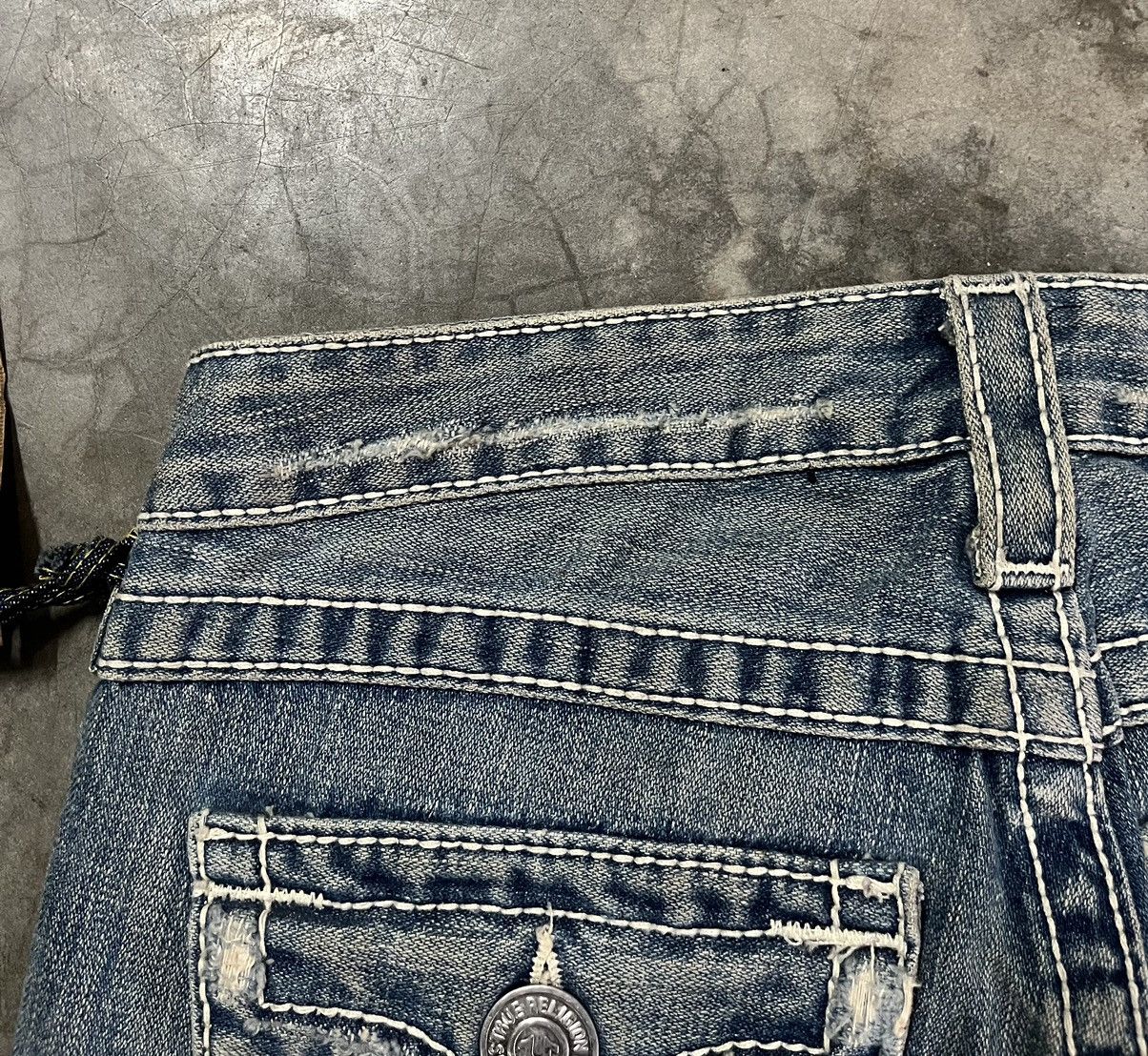 True Religion Flare Jeans TRUE RELIGION distressed low rise twist leg Size US 28 / EU 44 - 17 Thumbnail