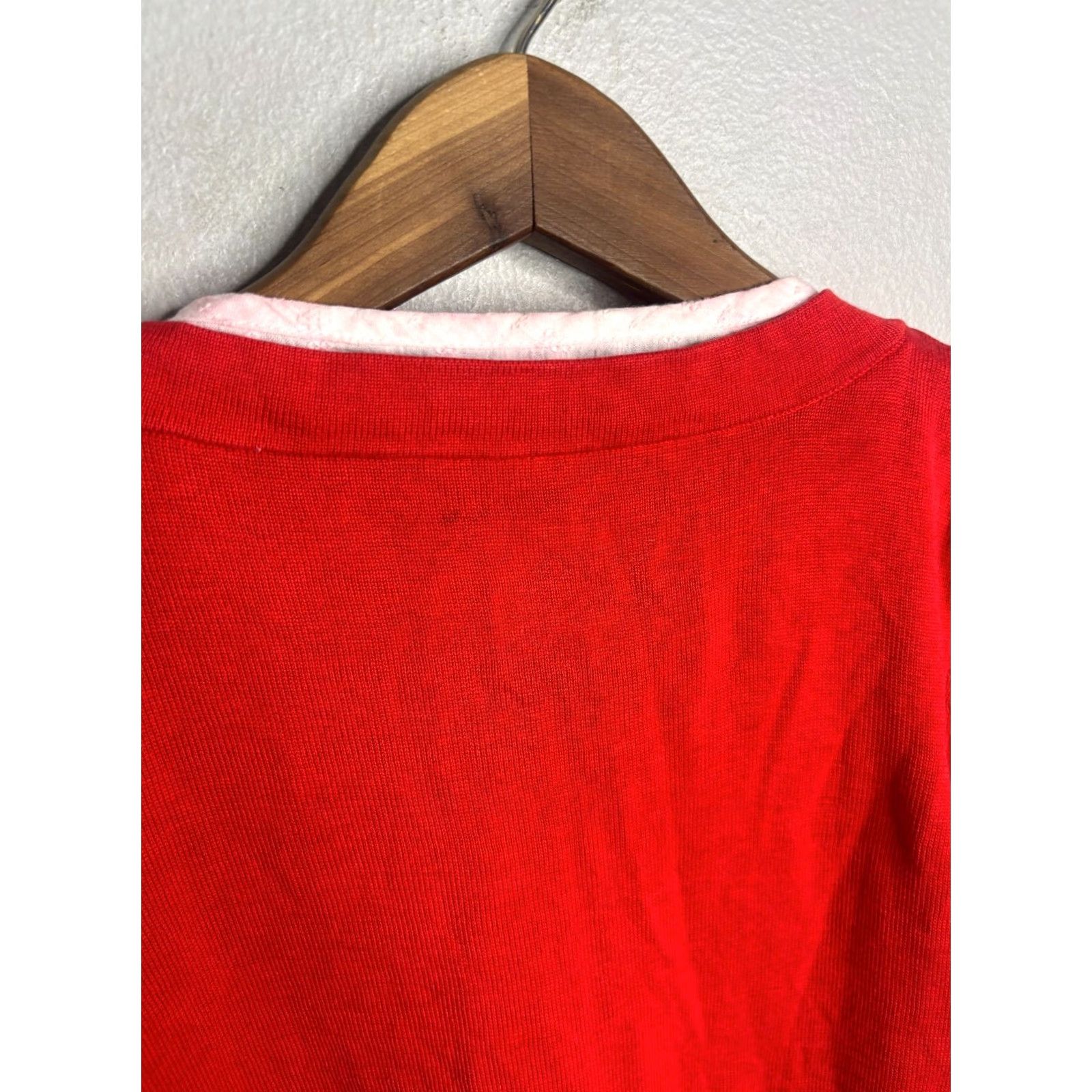 Doublet VTG 80's Cardigan Sweater Womens M Puff Sleeve Double Button Layered 6711 Size S / US 4 / IT 40 - 7 Thumbnail