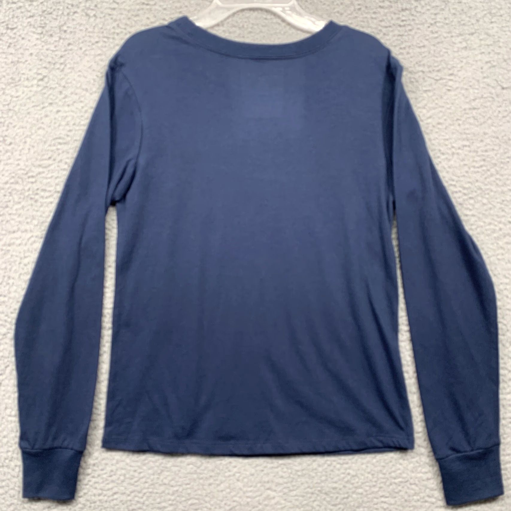 Vintage Zoe + Liv T-Shirt XS Long Sleeve Navy Blue White Hugs & Knishes NWT Ladies Shirt Long Sleeve Navy Blue White Hugs & Knishes NWT XS Womens Size XS / US 0-2 / IT 36-38 - 4 Thumbnail