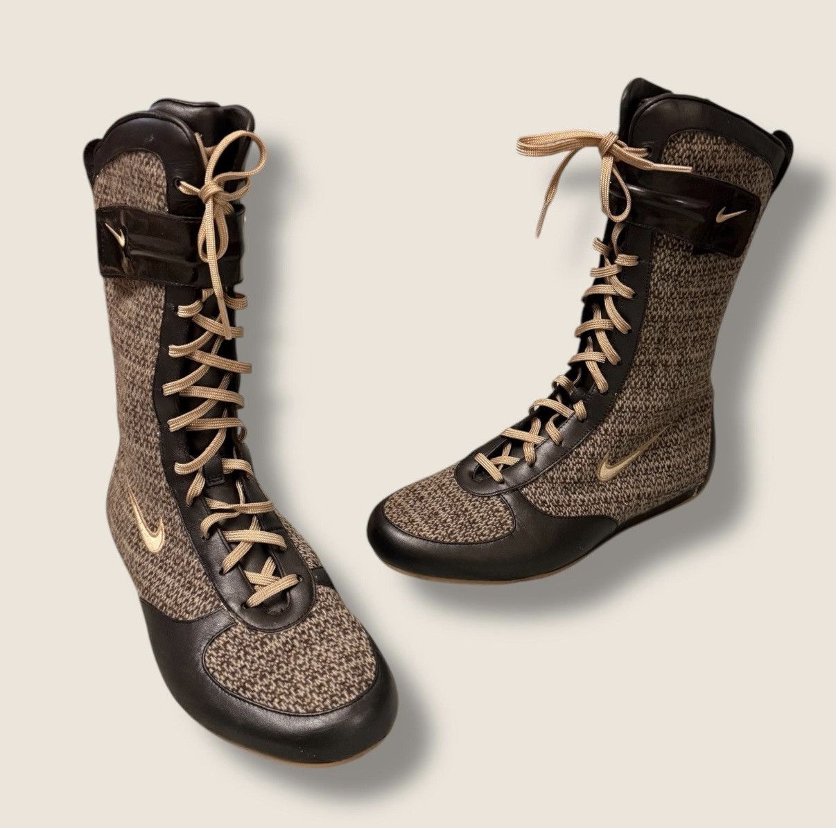 Nike NIKE Iconic Vintage Ultra Rare Boxing Boots Tweed Gorpcore Size US 7 / IT 37 - 6 Thumbnail