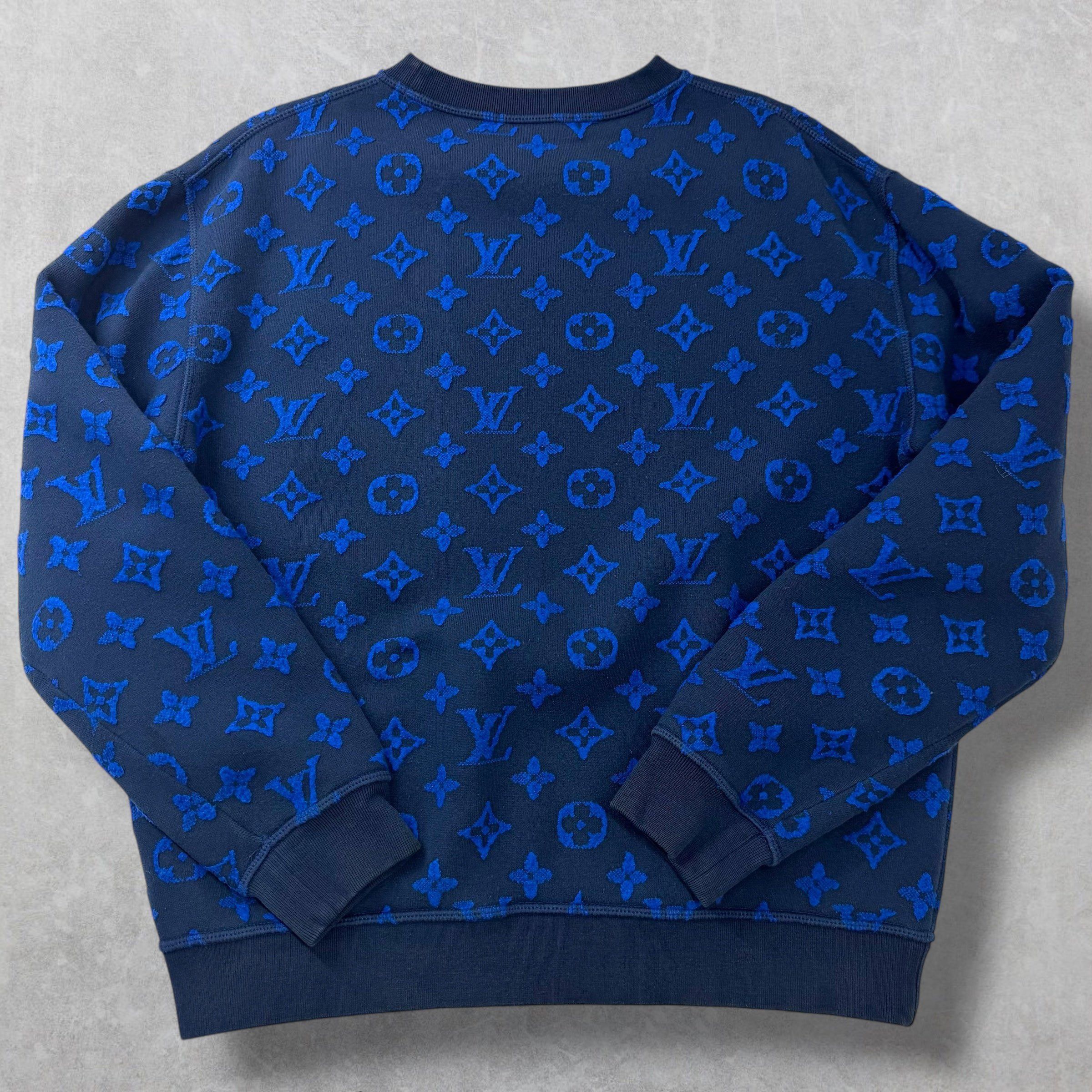 Louis Vuitton Louis Vuitton Monogram Jacquard Crewneck Sweater M Size US M / EU 48-50 / 2 - 2 Thumbnail