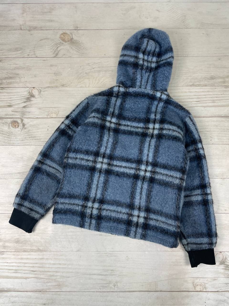 Supreme Supreme PLAID WOOL HOODED JACKET Mohair Size US S / EU 44-46 / 1 - 14 Thumbnail