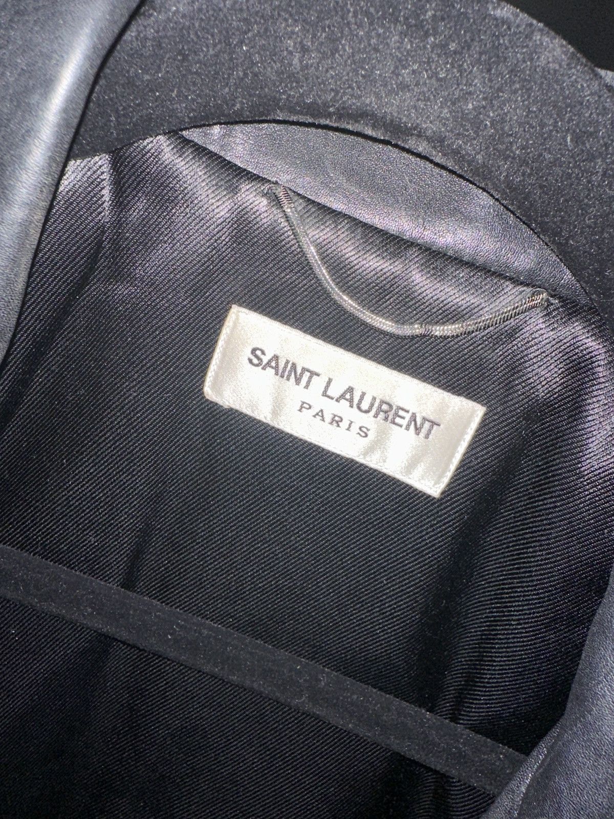 Saint Laurent Paris Hedi Slimane Saint Laurent Paris Calfskin Moto Jacket Black Size US S / EU 44-46 / 1 - 5 Thumbnail