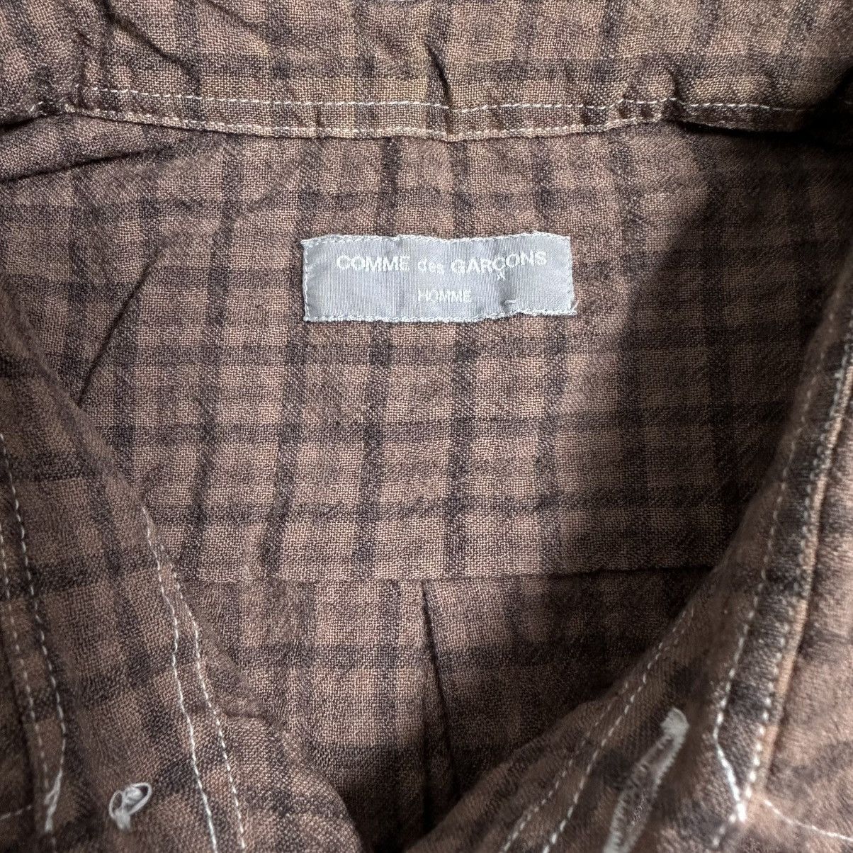Comme des Garcons Homme HB-070460 Vintage Comme Des Garcons Homme flanel Size US L / EU 52-54 / 3 - 6 Thumbnail