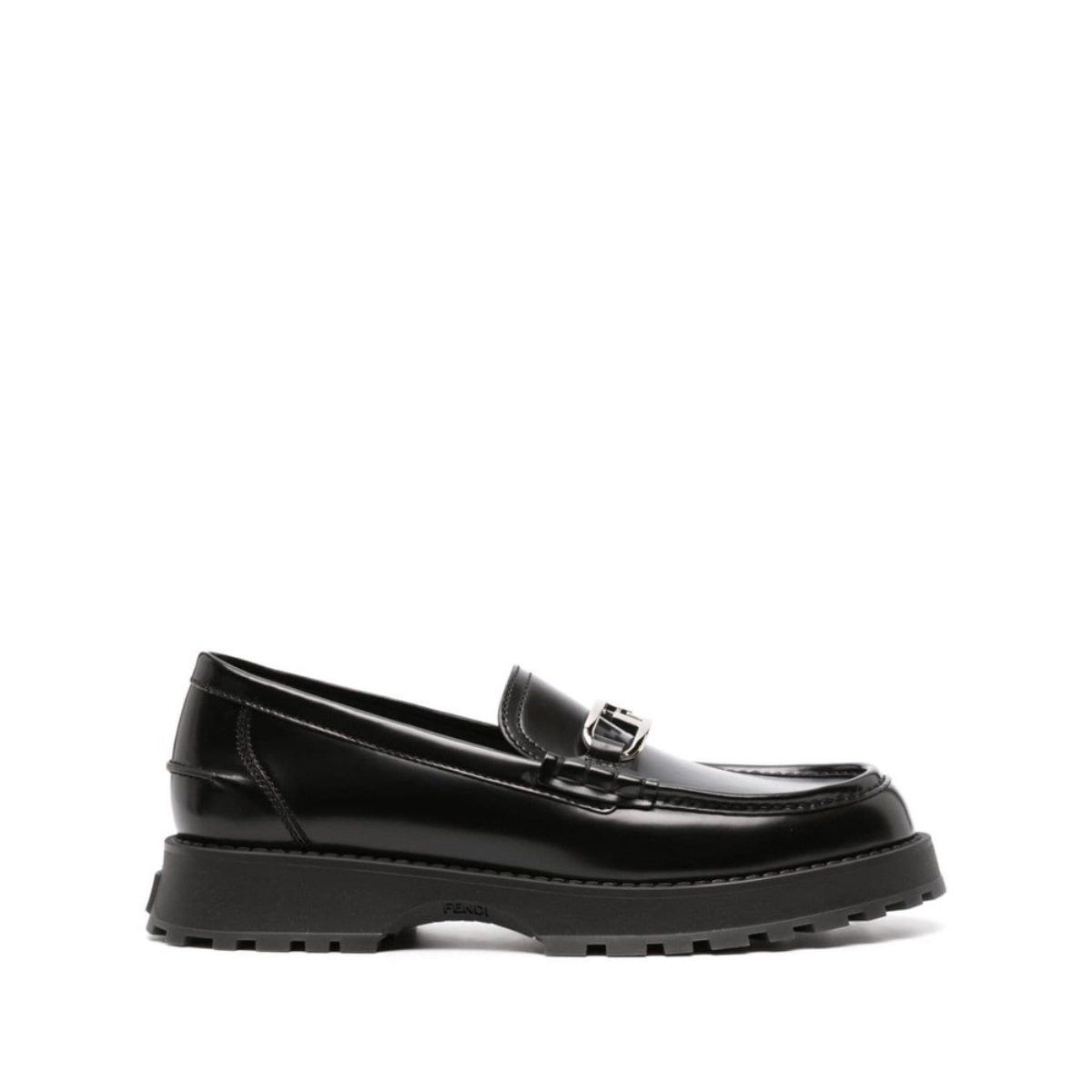Fendi o1w1db10325 7D1579 Loafers in Black Size US 8 / EU 41 - 1 Thumbnail