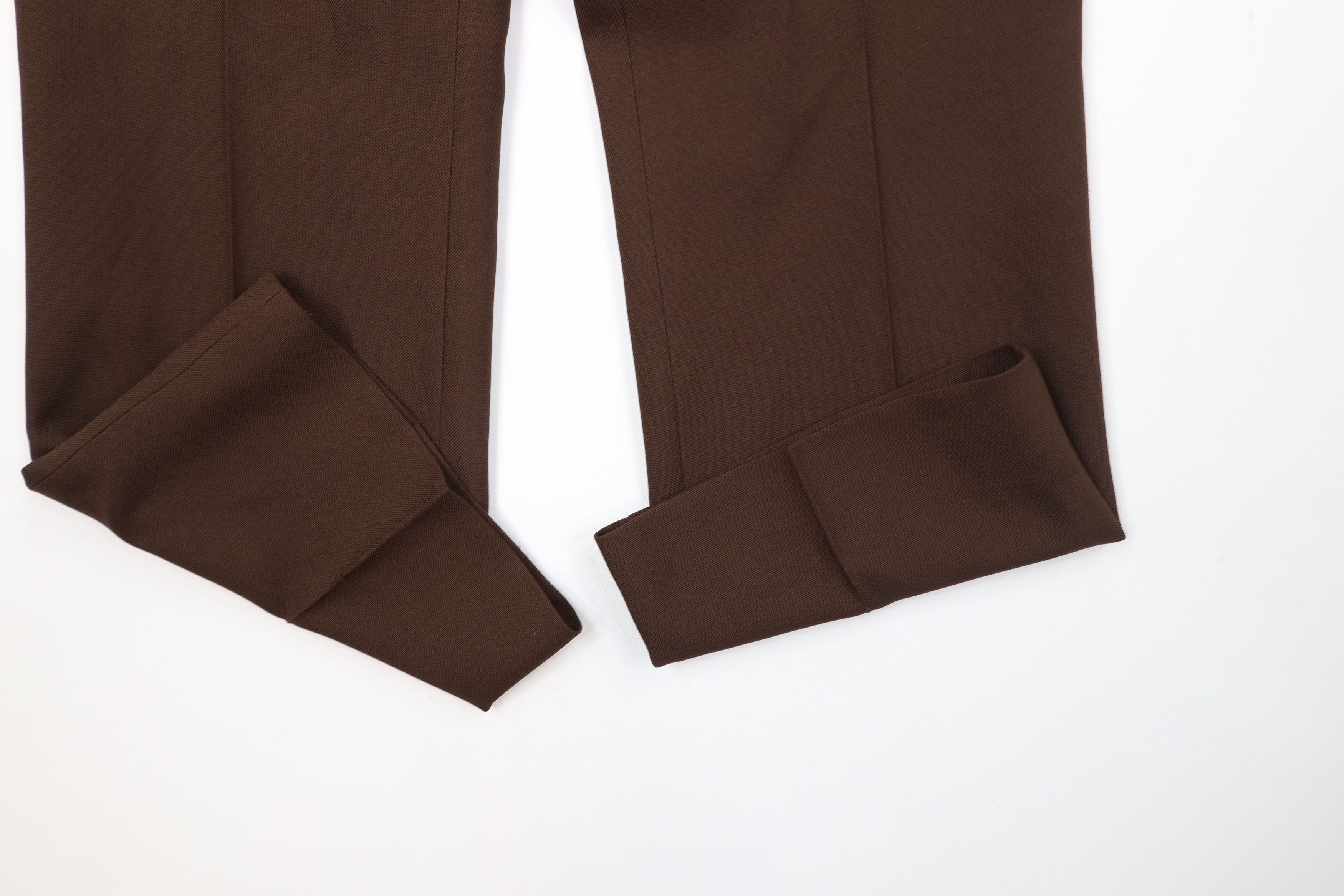 Vintage Vintage 70s Streetwear Bell Bottoms Chino Pants Brown USA Size US 34 / EU 50 - 5 Thumbnail