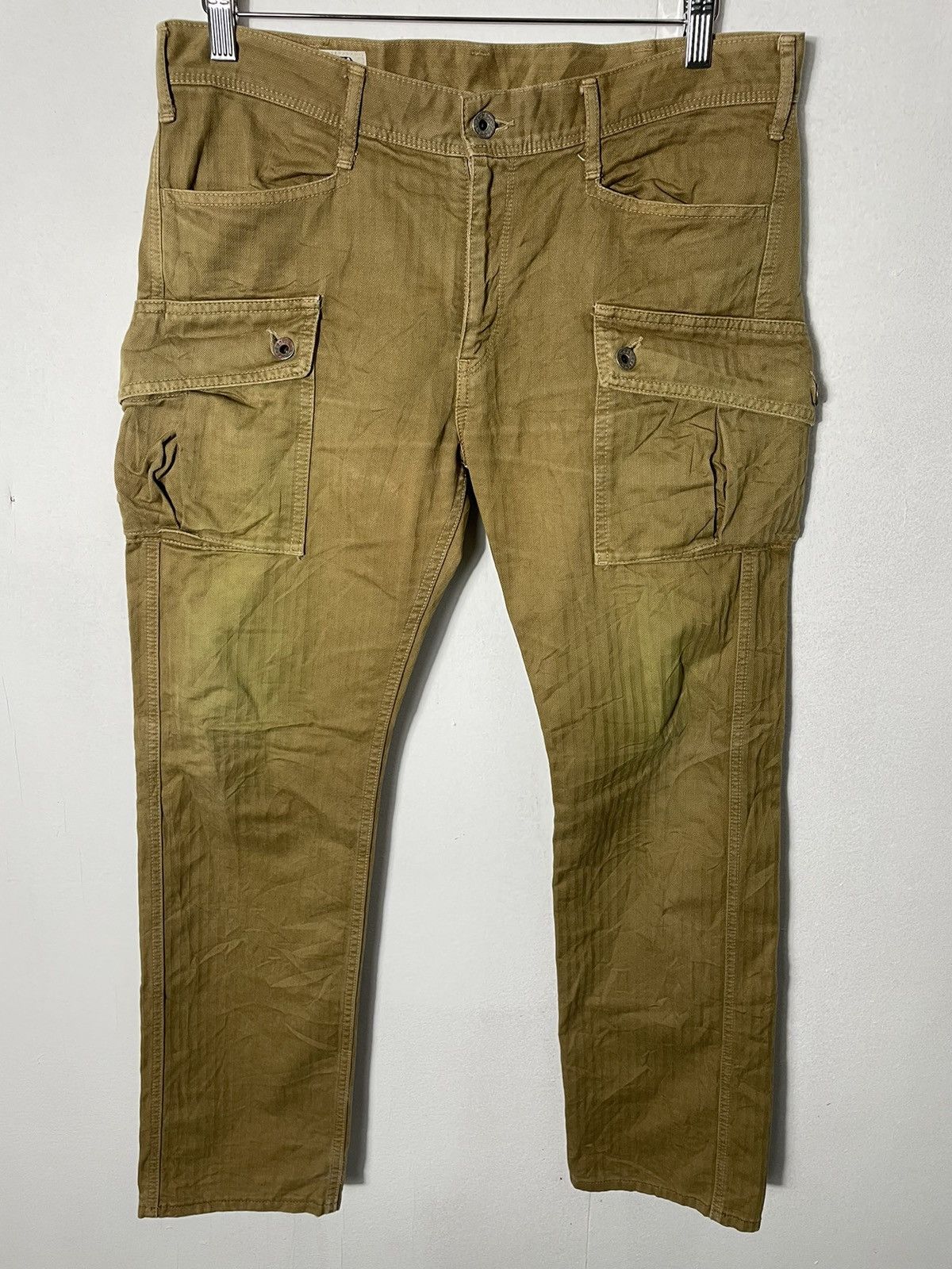 Spellbound Vintage Spellbound Army Look Like Trousers Size US 33 - 2 Thumbnail
